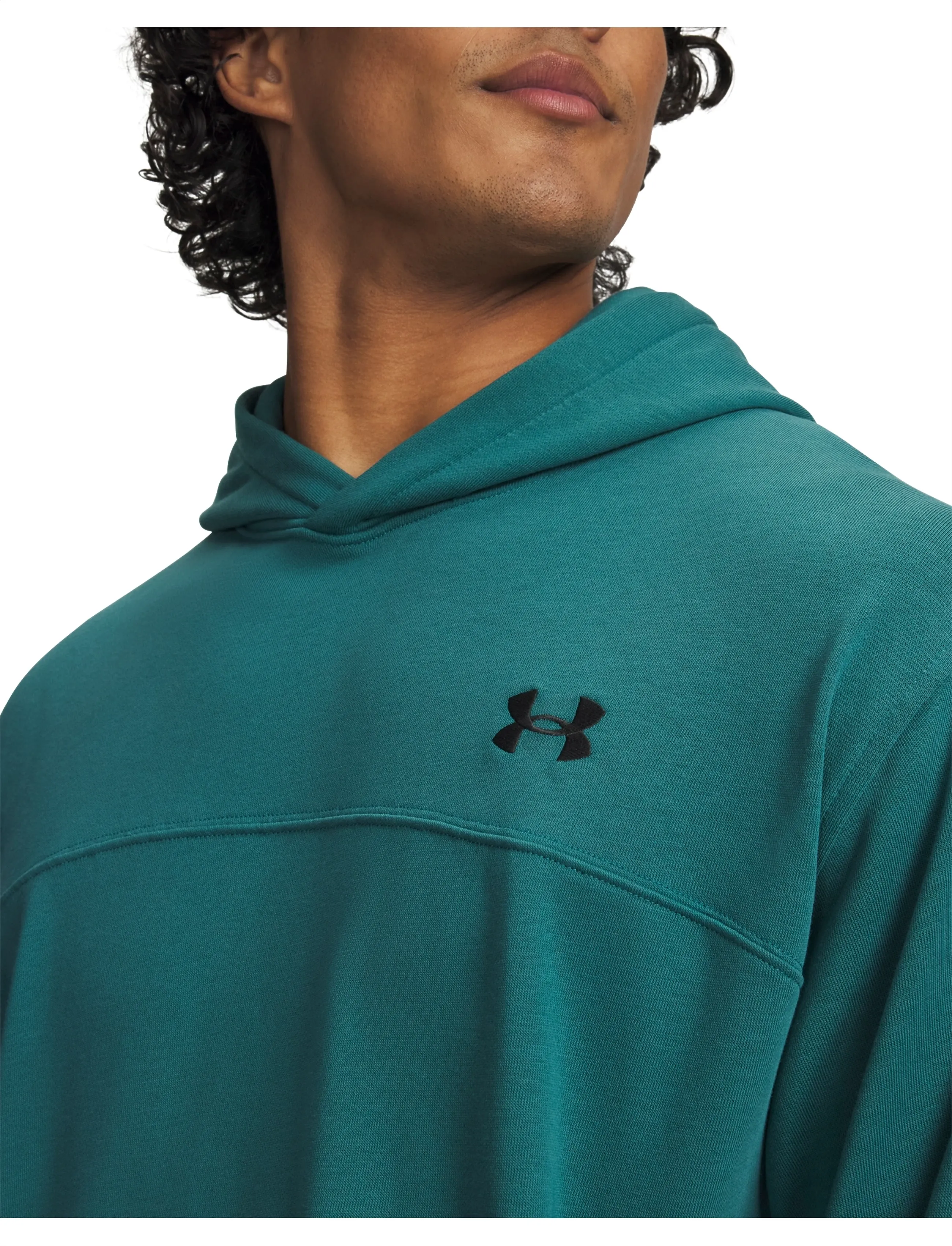 Under Armour - UA Rival LW Hoodie - tops - rack green - 4