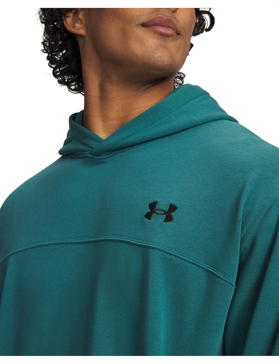 Under Armour - UA Rival LW Hoodie - kapuutsiga dressipluusid - rack green - 4