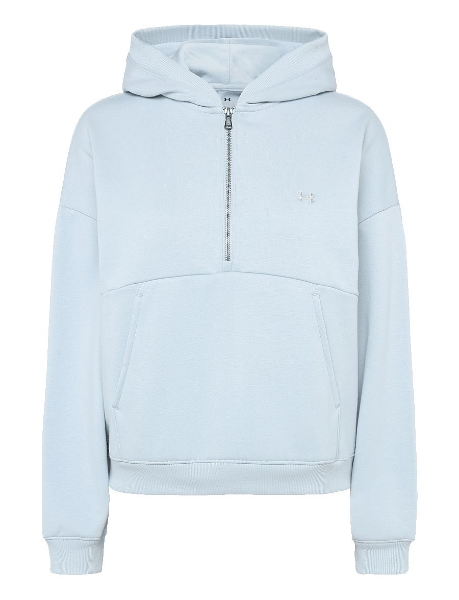 Under Armour - UA Icon Fleece HZ Hoodie - huvtröjor - blue fog - 1