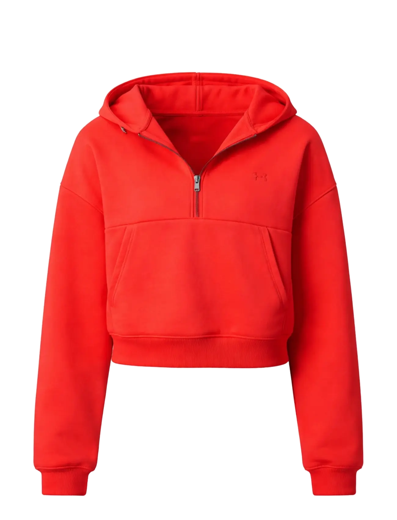 Under Armour UA Icon Fleece HZ Hoodie - Kapuutsiga dressipluusid - VENOM RED / red