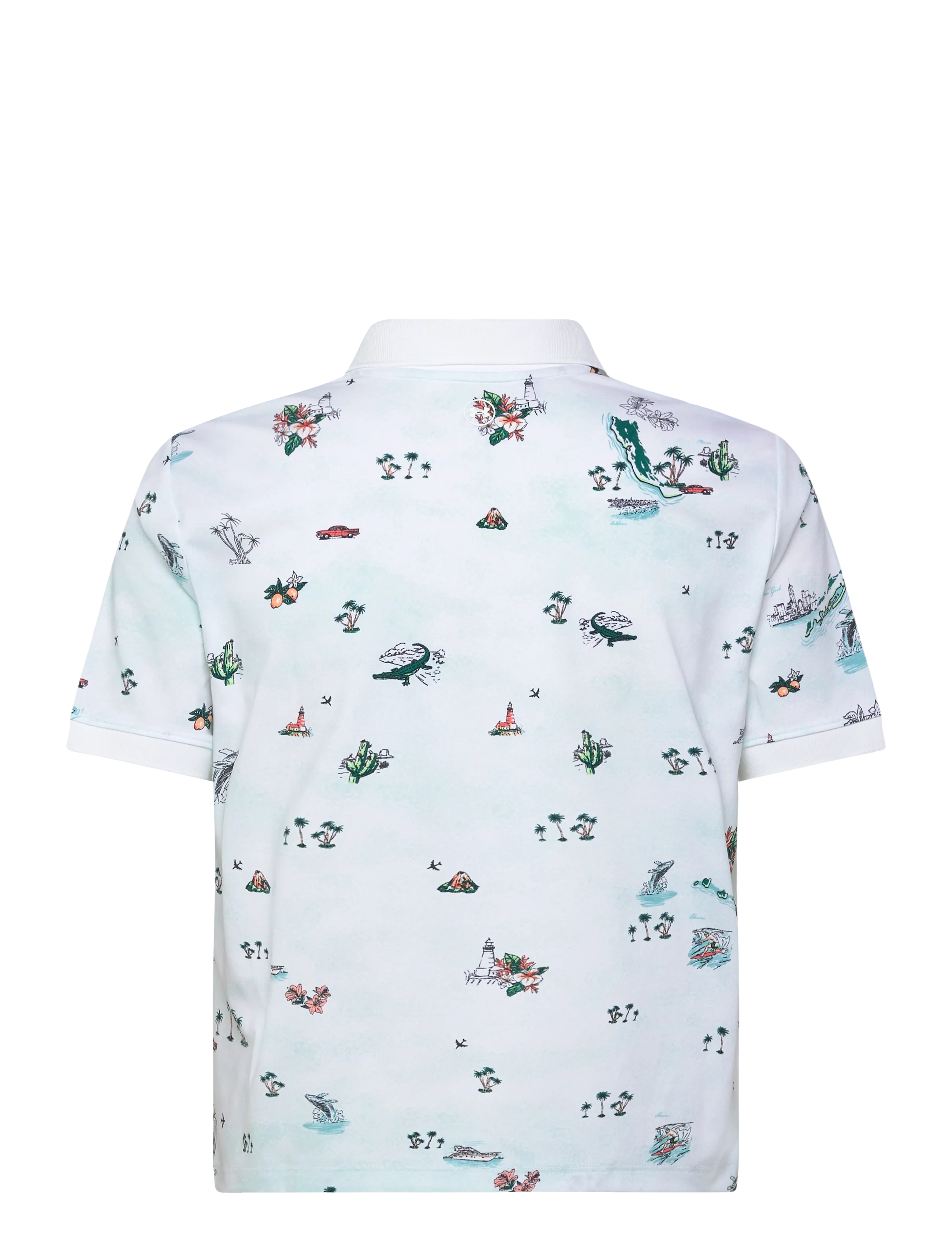 Under Armour - UA Drive Golf Trip Polo - oberteile & t-shirts - white - 2