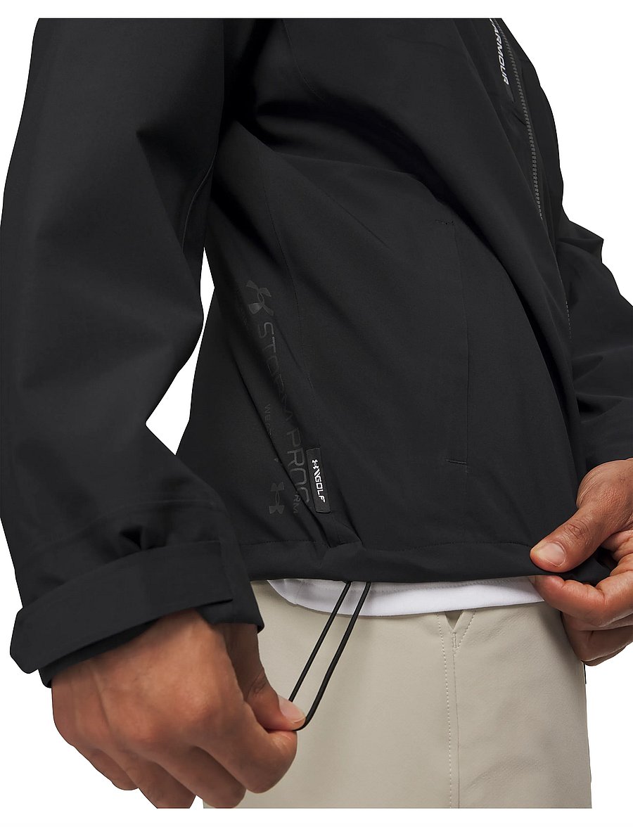 Under Armour - UA Drive Pro Rain Jacket - golfijakid - black - 4
