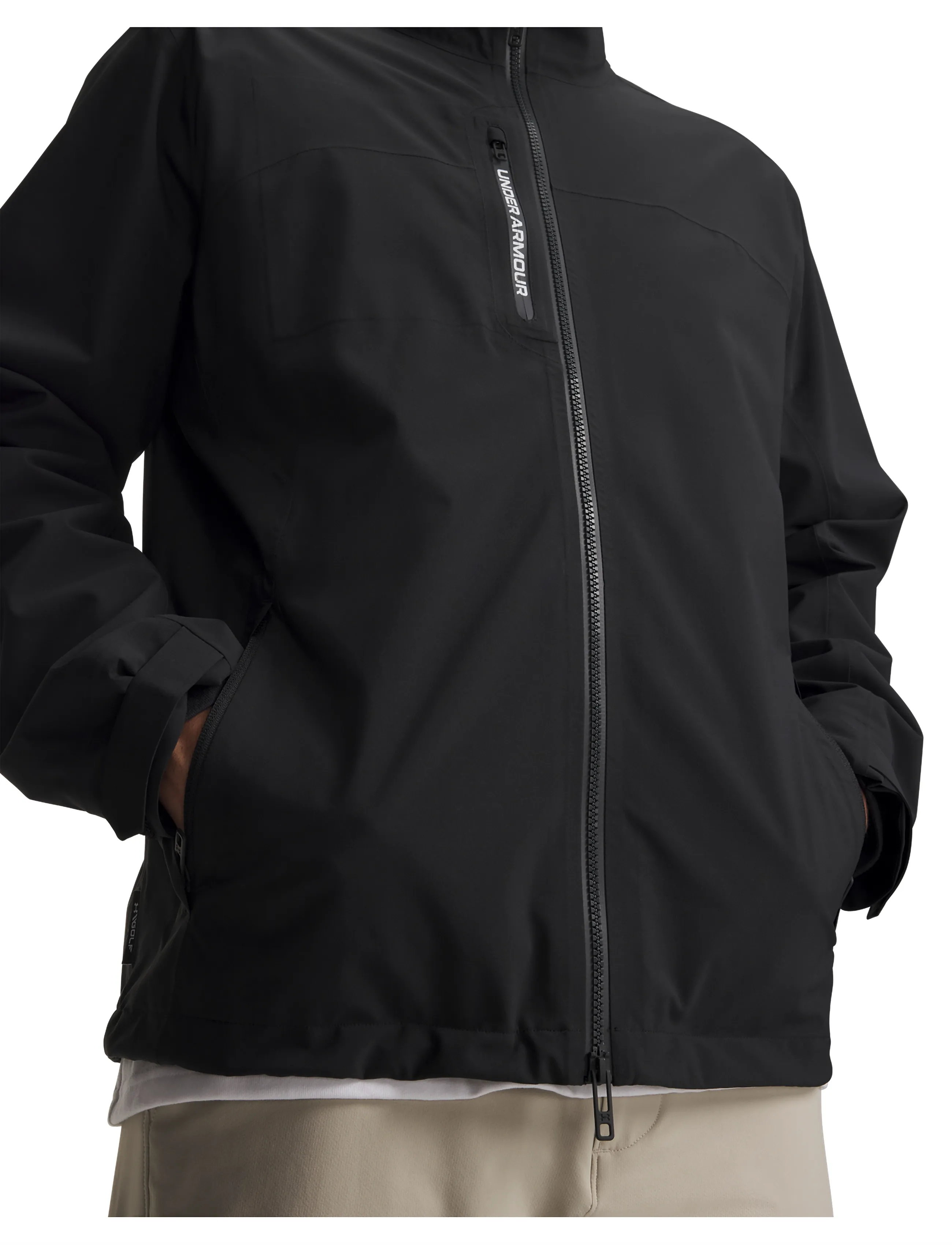 Under Armour - UA Drive Pro Rain Jacket - golfijakid - black - 5