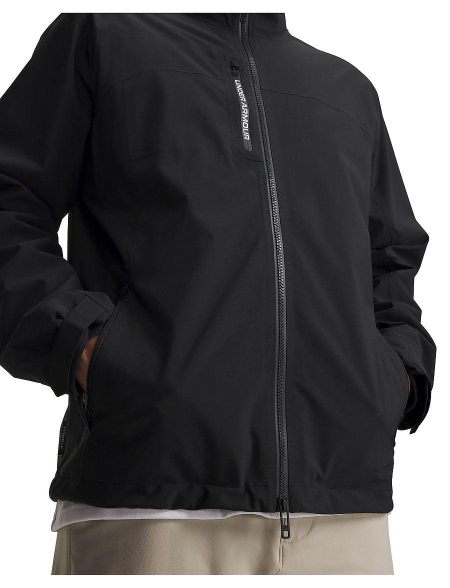 Under Armour - UA Drive Pro Rain Jacket - golfijakid - black - 5