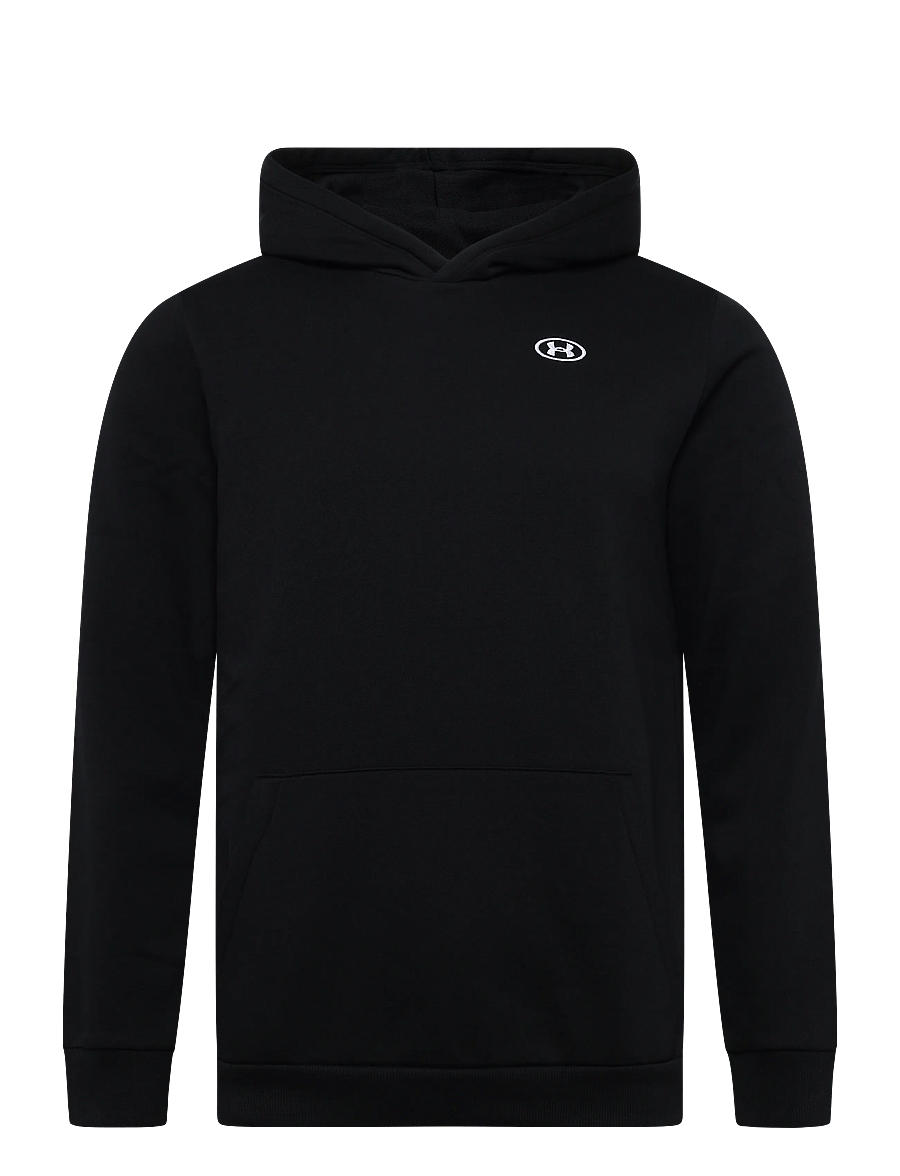 Under Armour - UA B RIVAL FLEECE HOODIE - kapuutsiga dressipluusid - black - 0
