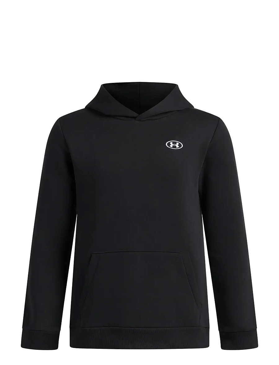 Under Armour - UA B RIVAL FLEECE HOODIE - kapuzenpullover - black - 0