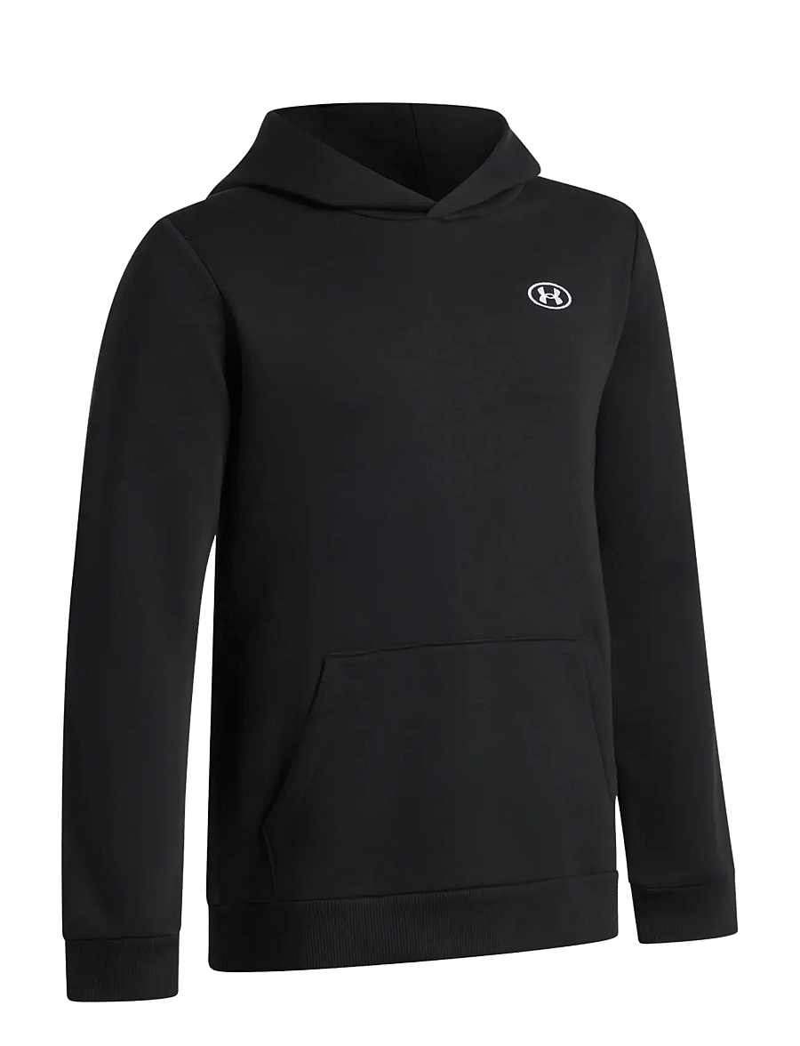 Under Armour - UA B RIVAL FLEECE HOODIE - kapuzenpullover - black - 2