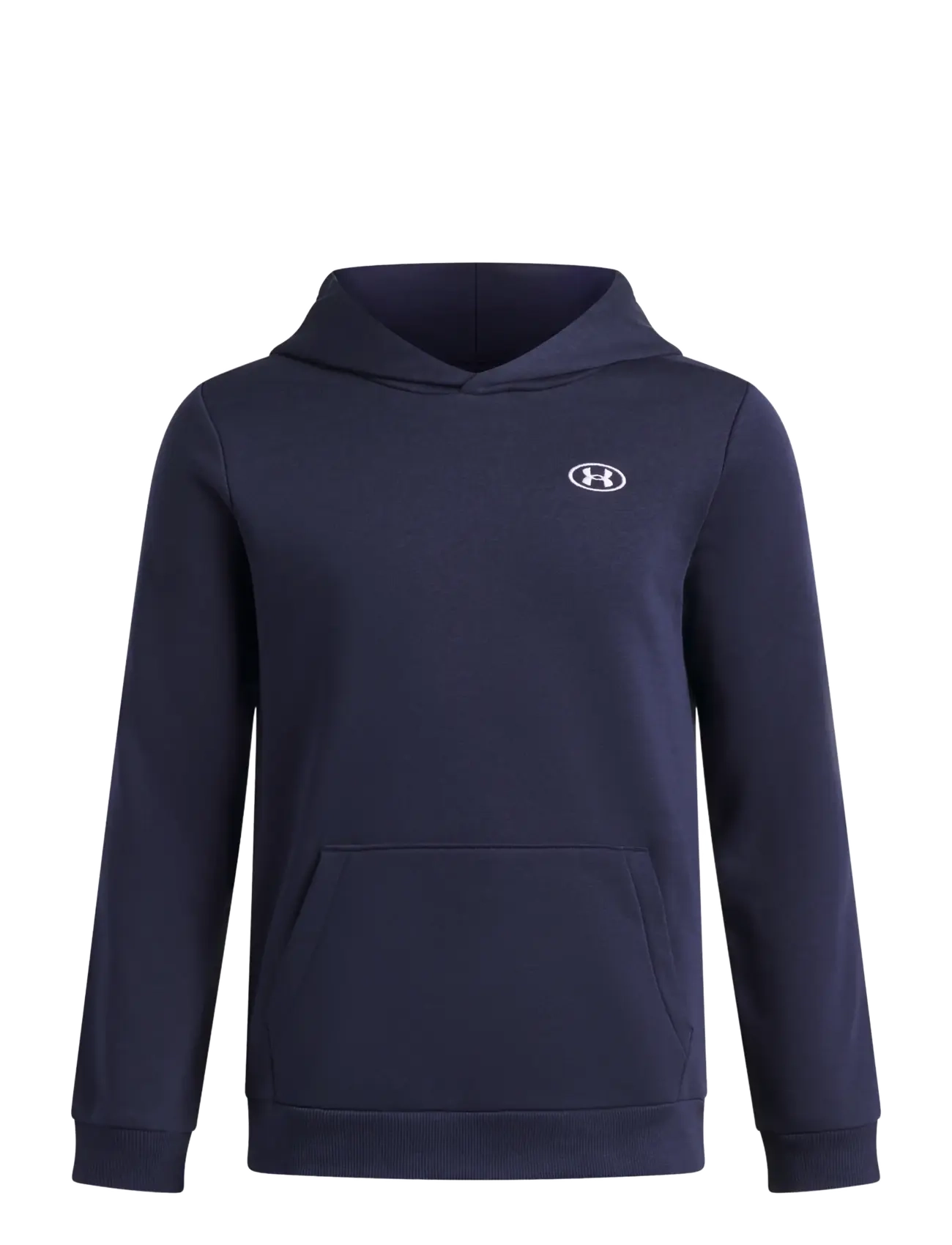 Under Armour UA B RIVAL FLEECE HOODIE - Tøj - MIDNIGHT NAVY / navy