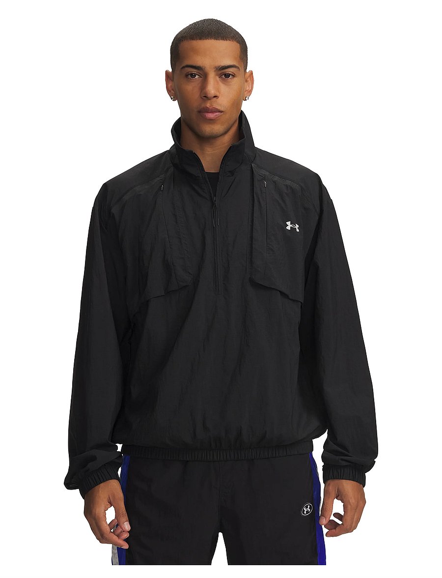 Under Armour - UA UNSTOPPABLE WVN HZ SOLID - spordijakid - ultimate black - 0
