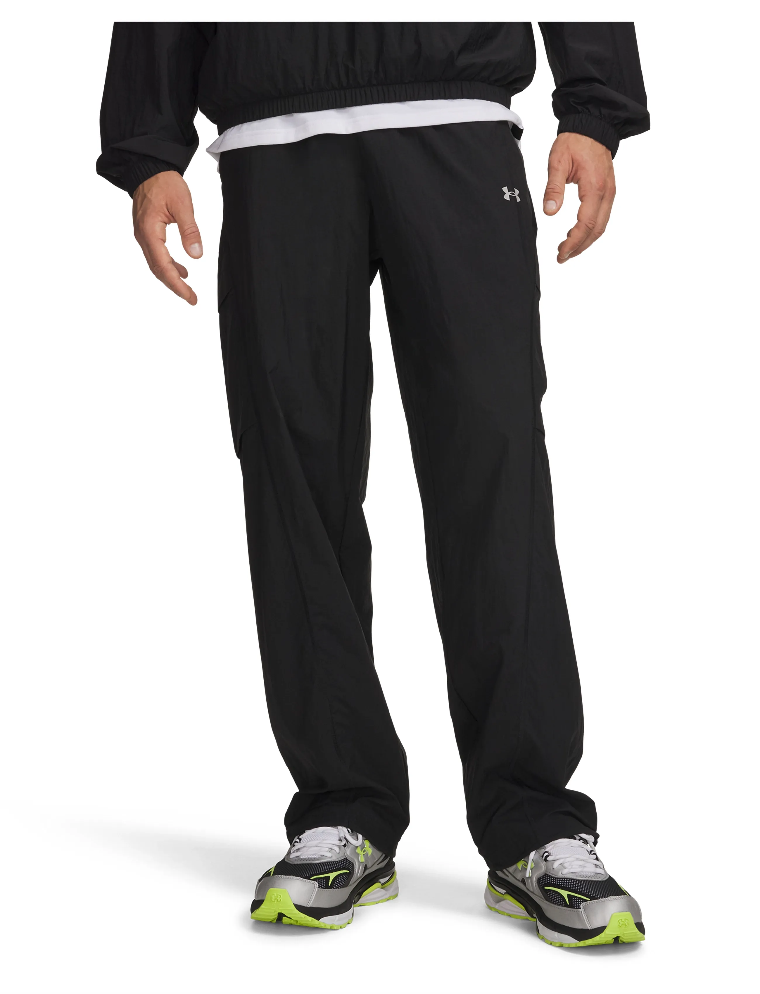 Under Armour - UA Unstoppable WVN PNT SOLID - casual - ultimate black - 0