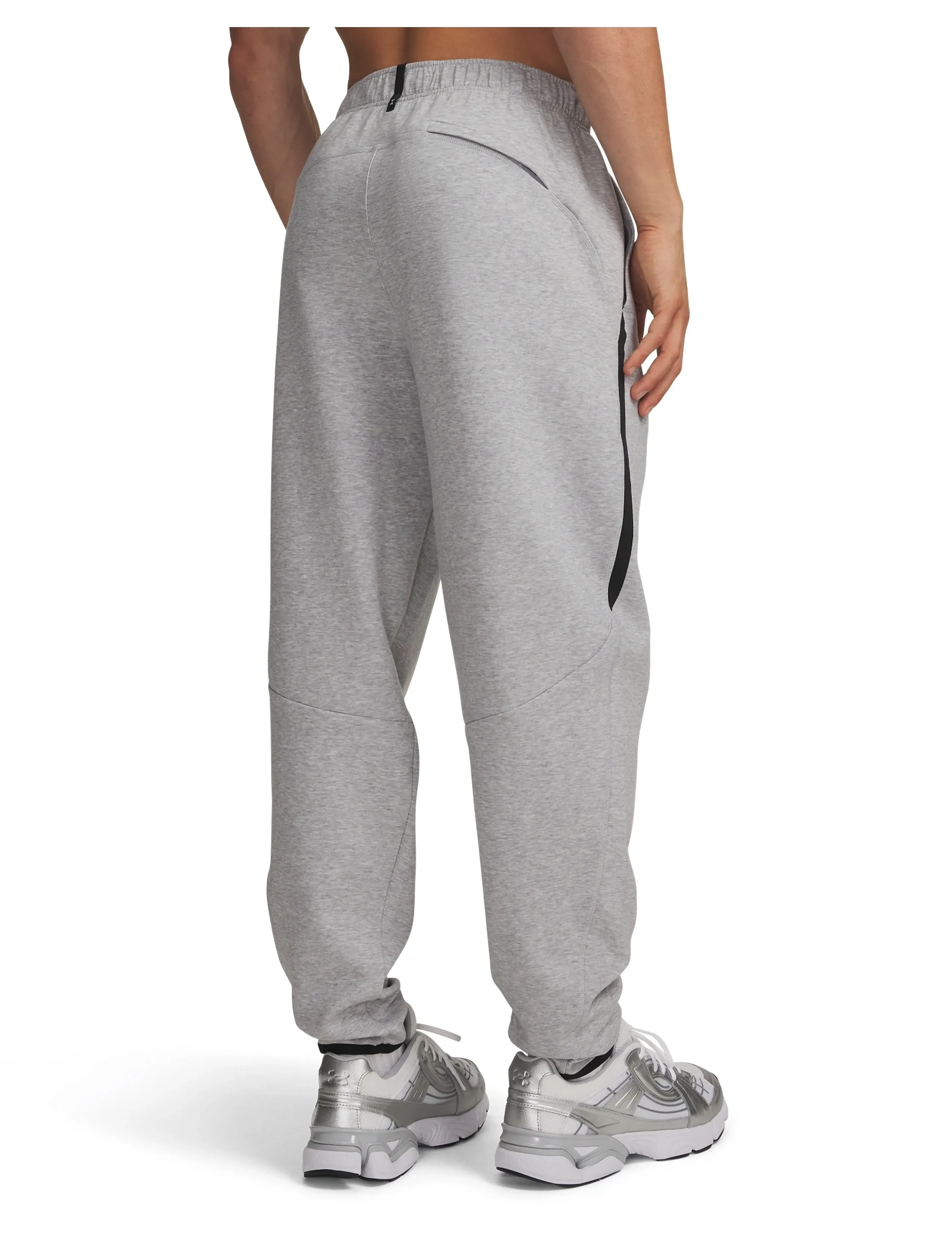 Under Armour - UA Unstoppable Flc Joggers - sweatpants - black medium heather - 3