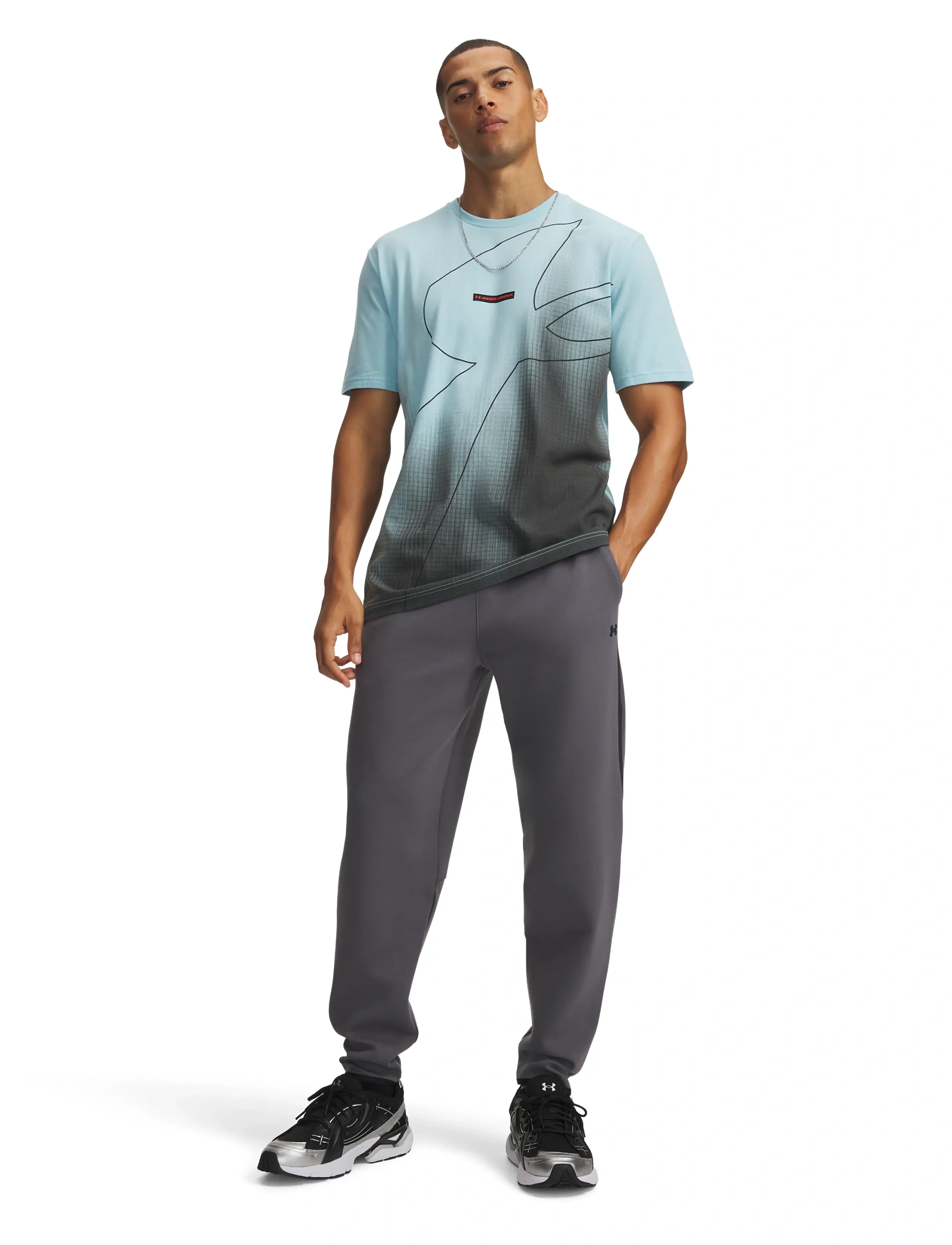Under Armour - UA Unstoppable Flc Joggers - træningsbukser - castlerock - 4