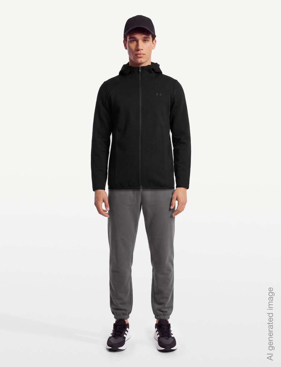 Under Armour - UA Unstoppable Flc FZ - kapuzenpullover - black - 0
