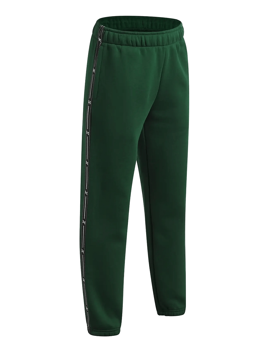 Under Armour - UA B ICON FLC TAPED JOGGER - jogginghosen - forest green - 2