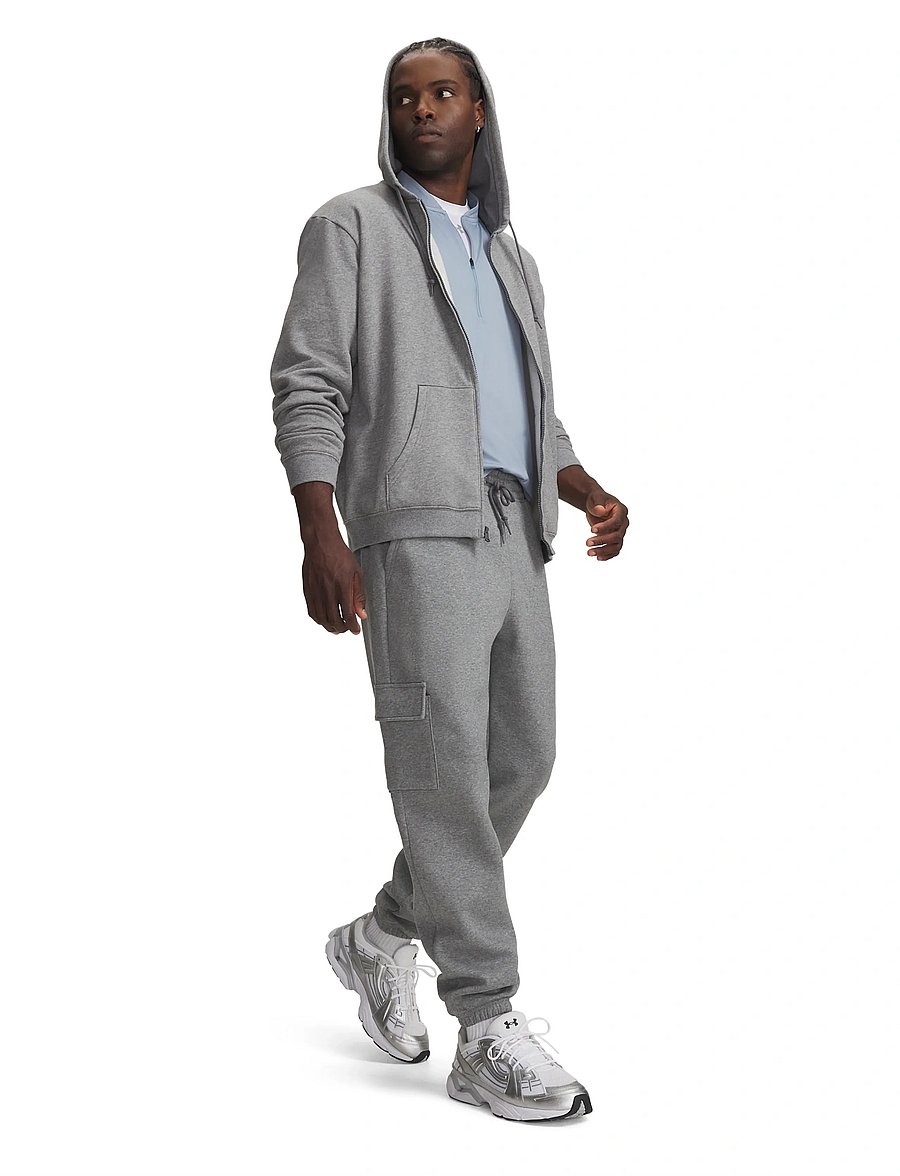 Under Armour - UA Rival Flc Cargo Jgrs - püksid - castlerock light heather - 4