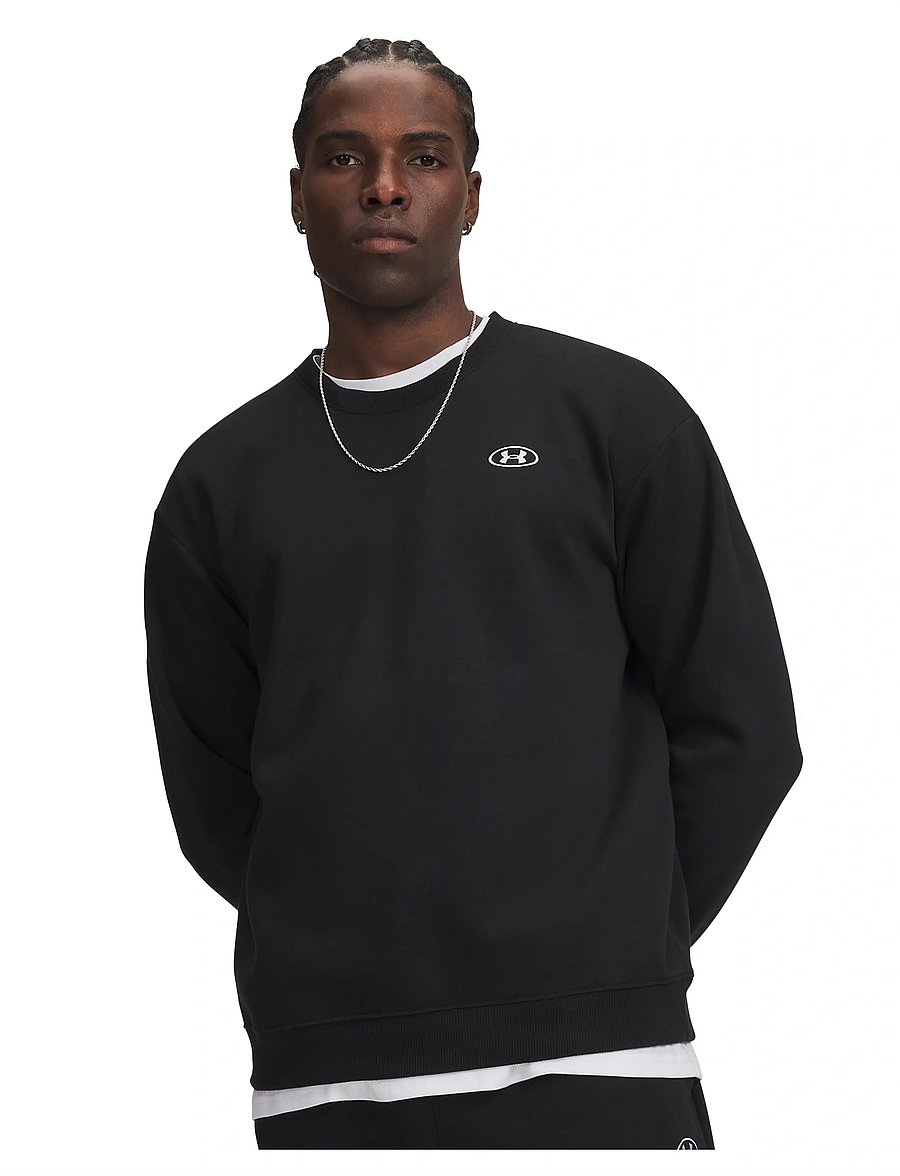 Under Armour - UA RIval Flc Crew - alussärgid - black - 0