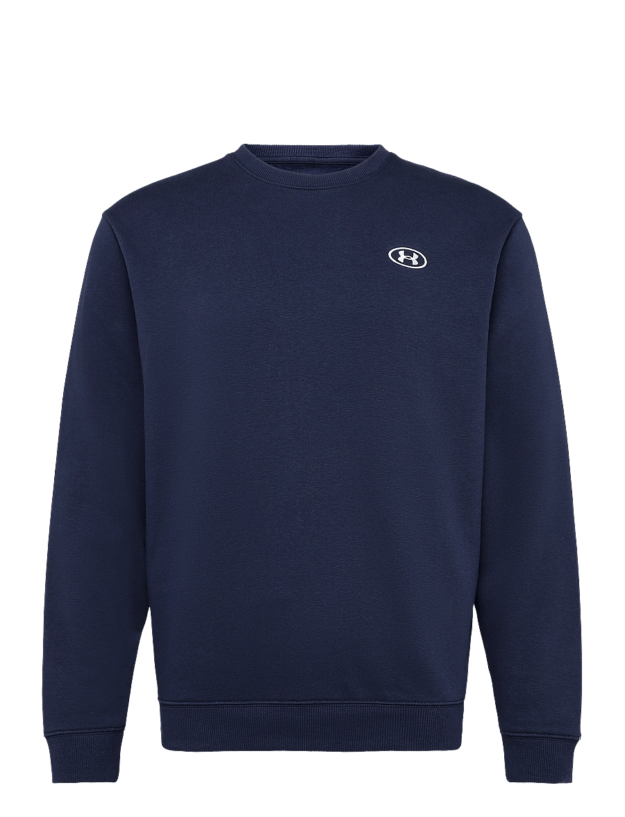 Under Armour - UA RIval Flc Crew - oberteile - midnight navy - 1