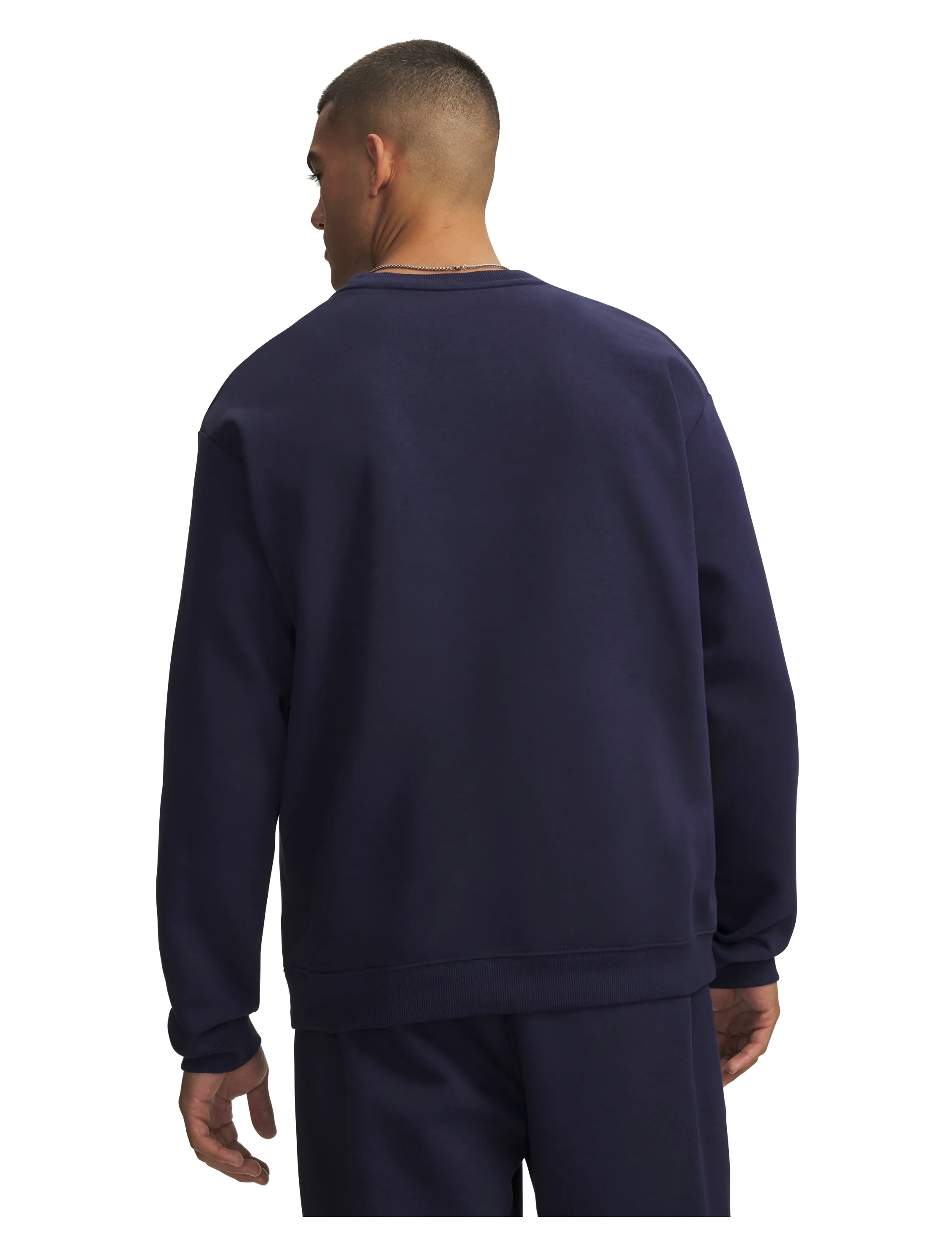 Under Armour - UA RIval Flc Crew - oberteile - midnight navy - 3