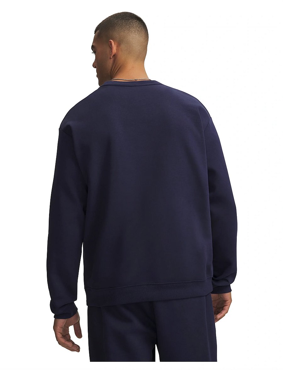 Under Armour - UA RIval Flc Crew - oberteile - midnight navy - 3