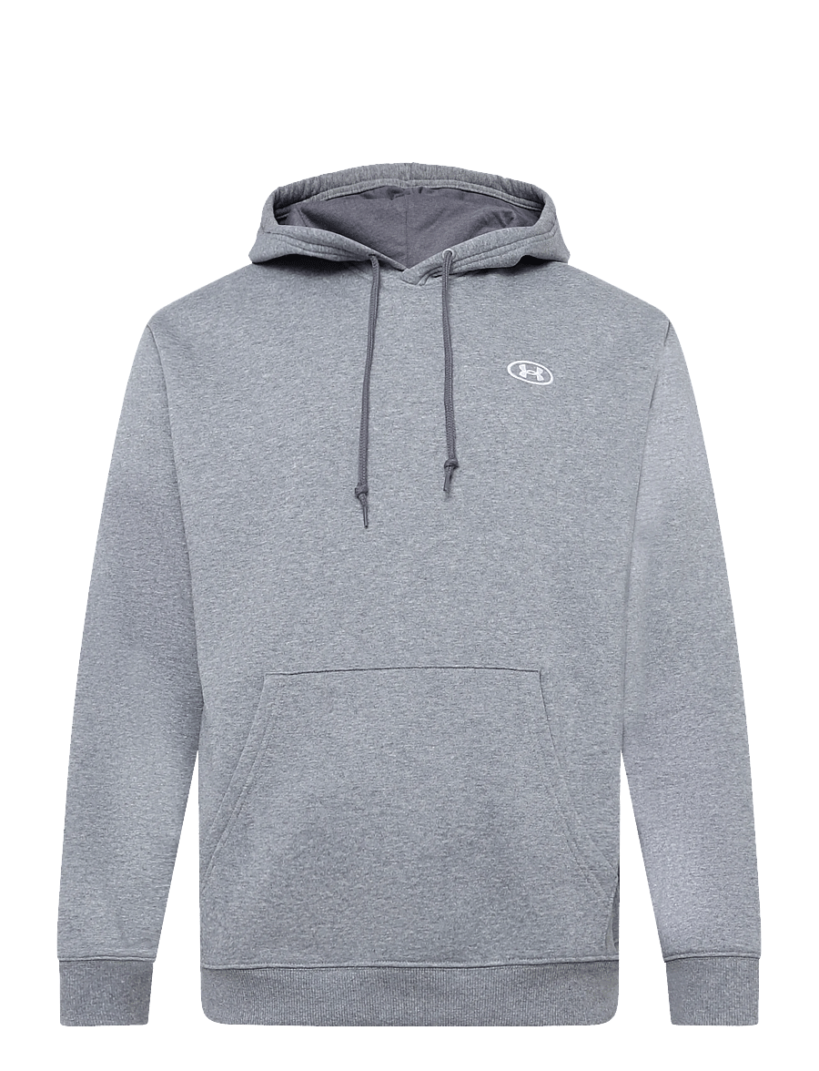 Under Armour - UA Rival Flc Hoodie - kapuutsiga dressipluusid - castlerock light heather - 1