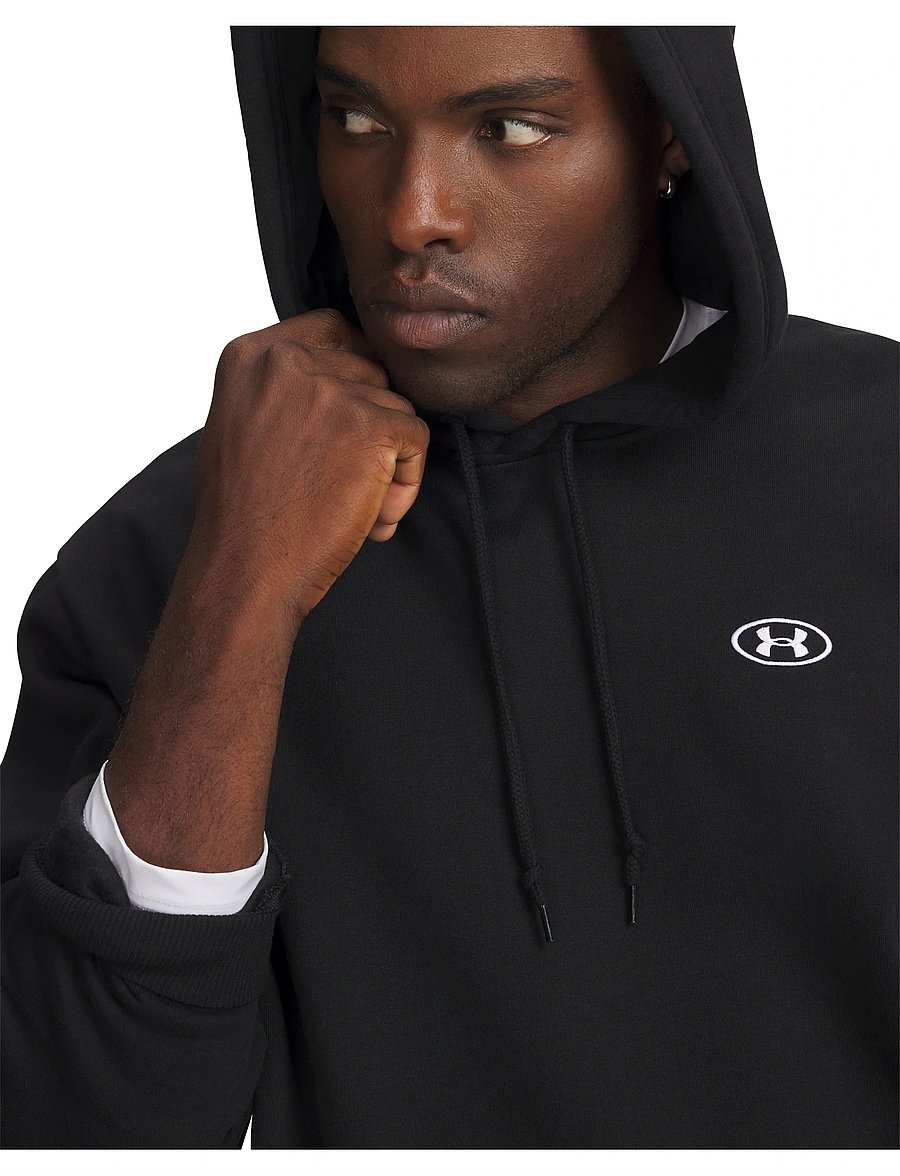 Under Armour - UA Rival Flc Hoodie - kapuutsiga dressipluusid - black - 4