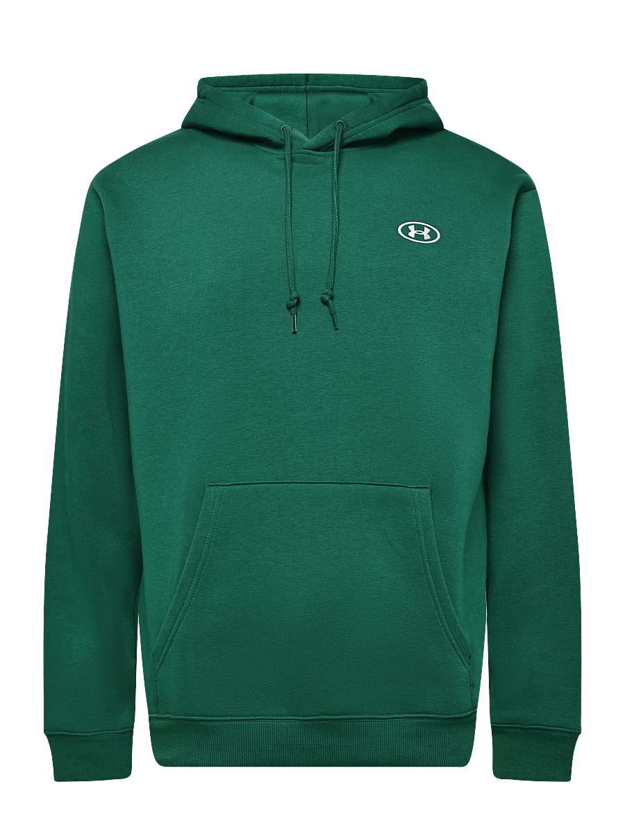 Under Armour - UA Rival Flc Hoodie - kapuutsiga dressipluusid - campus ivy - 1