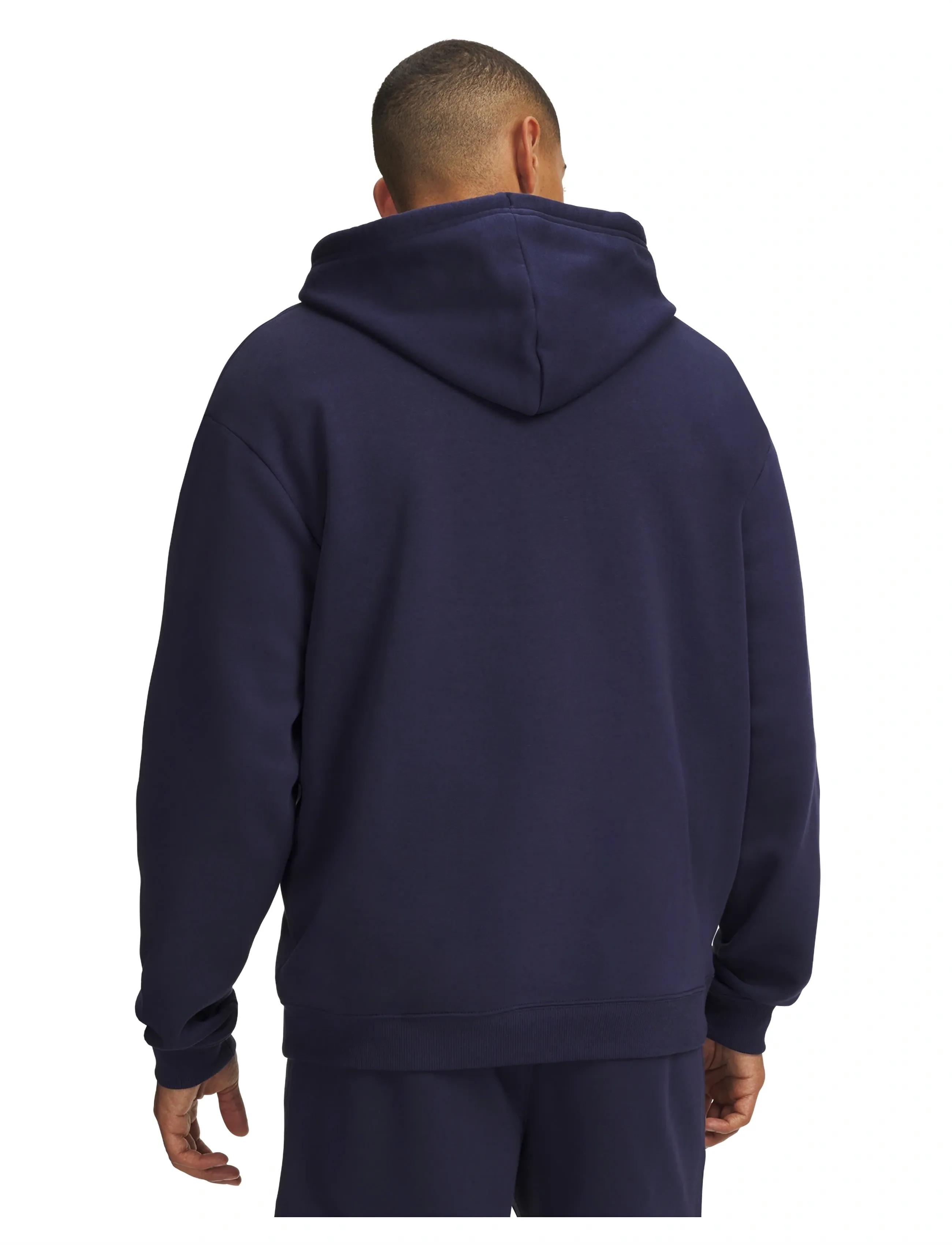 Under Armour - UA Rival Flc Hoodie - tops - midnight navy - 3