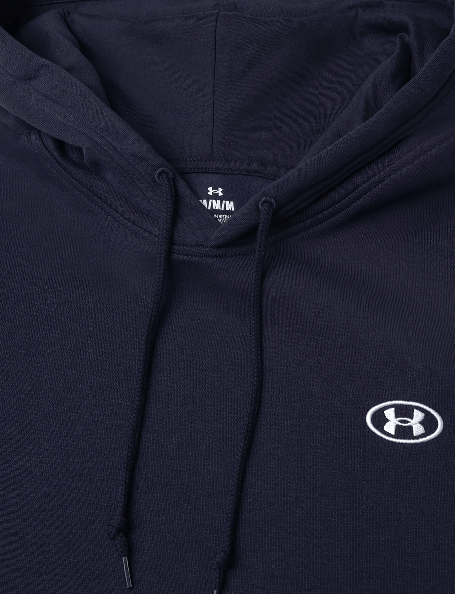 Under Armour - UA Rival Flc Hoodie - tops - midnight navy - 5