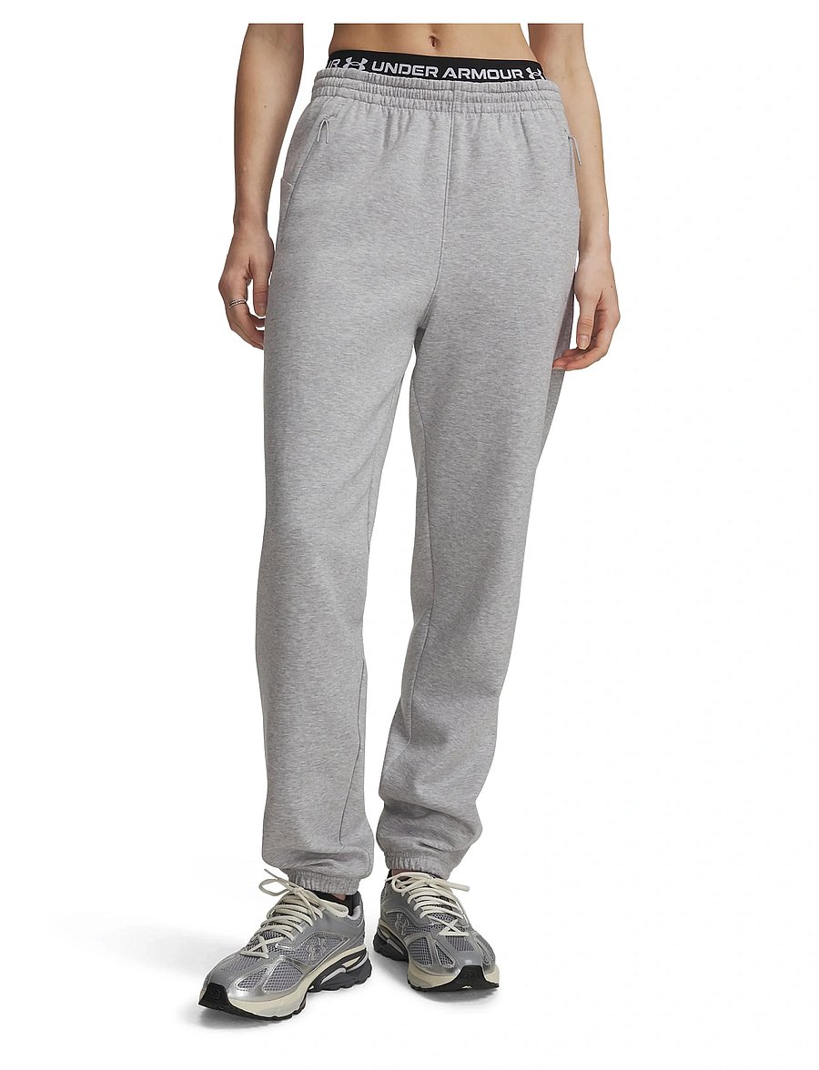Under Armour - Unstoppable Flc Gym Pant - joggingbukser - mod gray light heather - 0