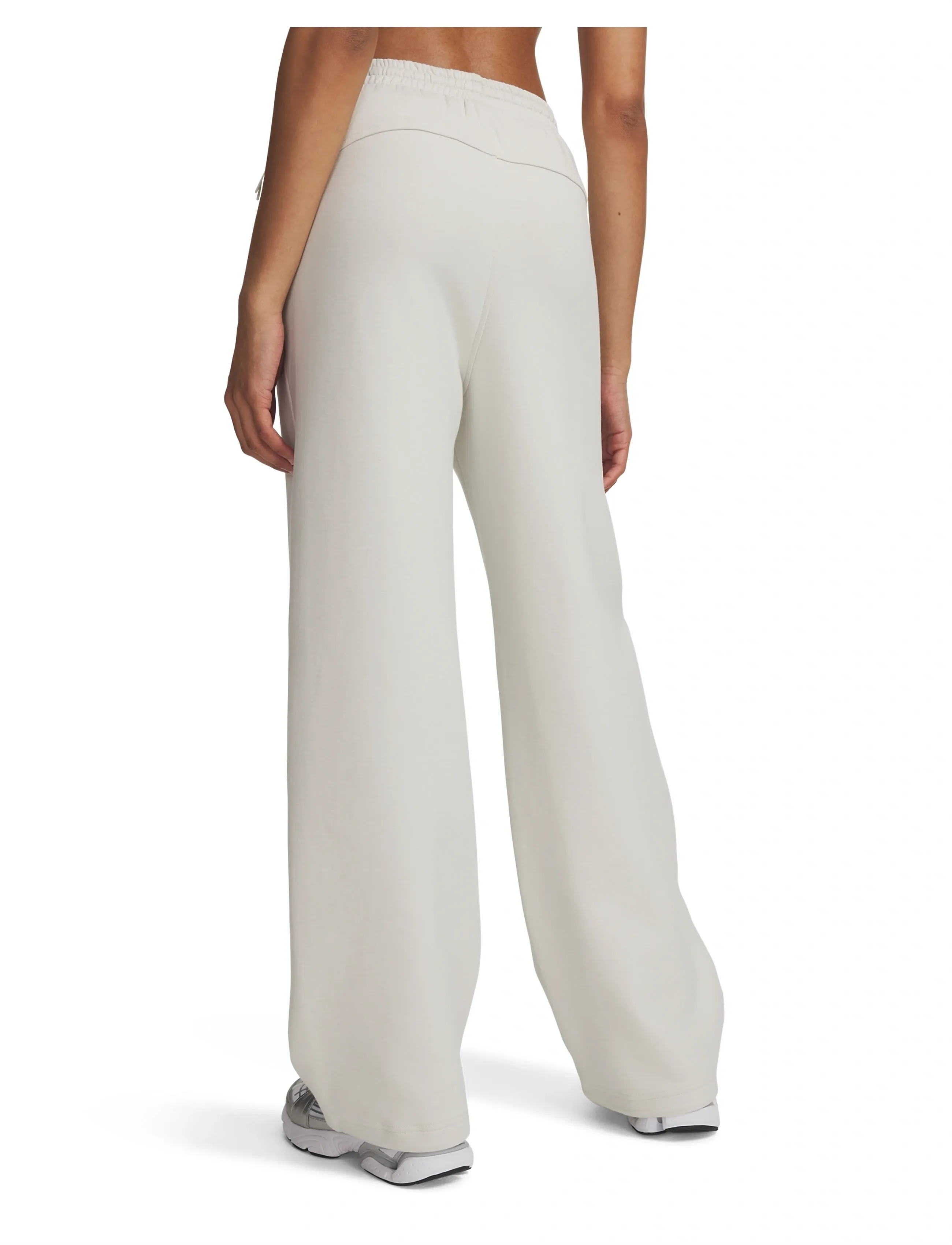 Under Armour - Unstoppable Flc Open Pant - träningsbyxor - summit white - 3