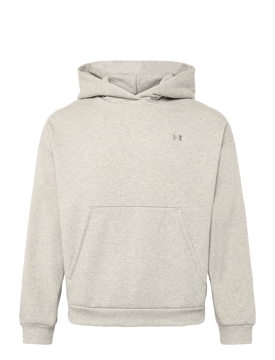 Under Armour - Icon Fleece Hoodie - sweatshirts - timberwolf taupe light hthr - 1