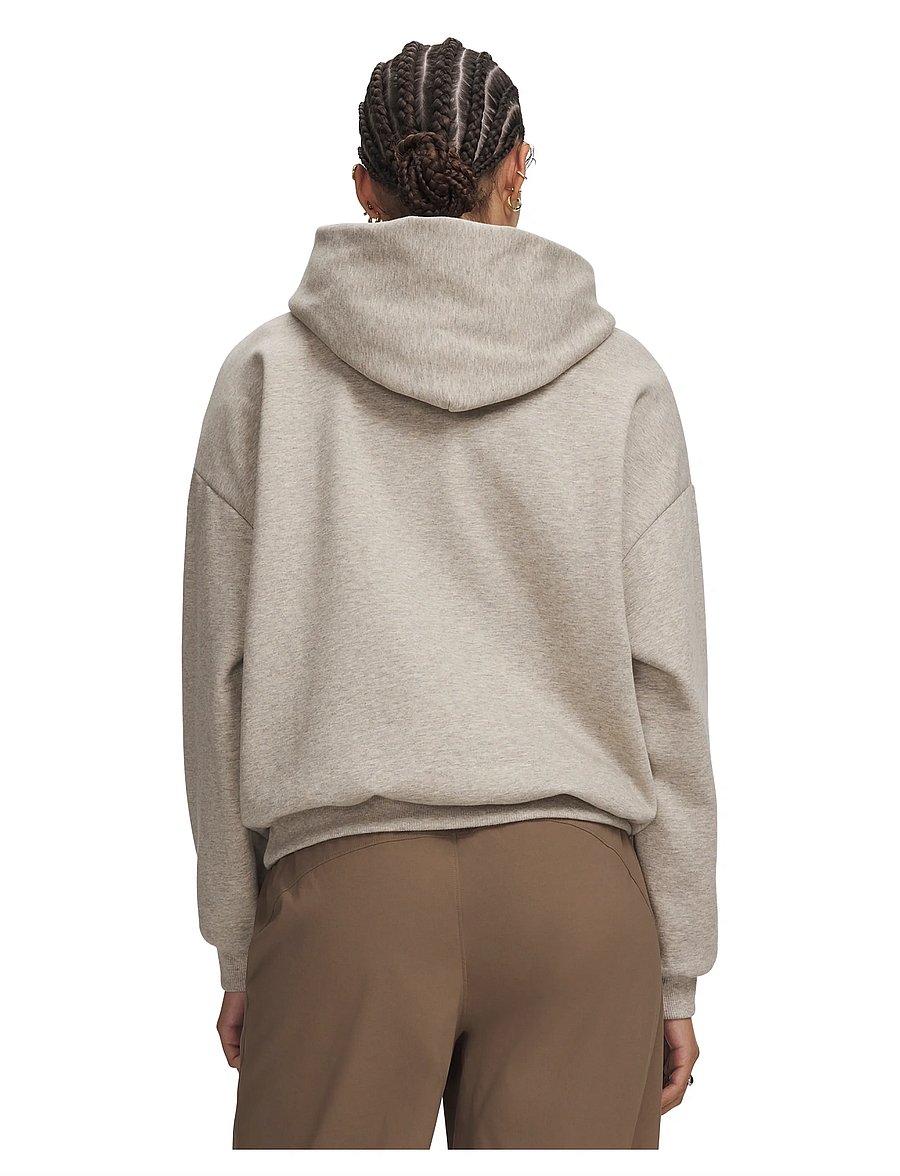Under Armour - Icon Fleece Hoodie - sweatshirts - timberwolf taupe light hthr - 3
