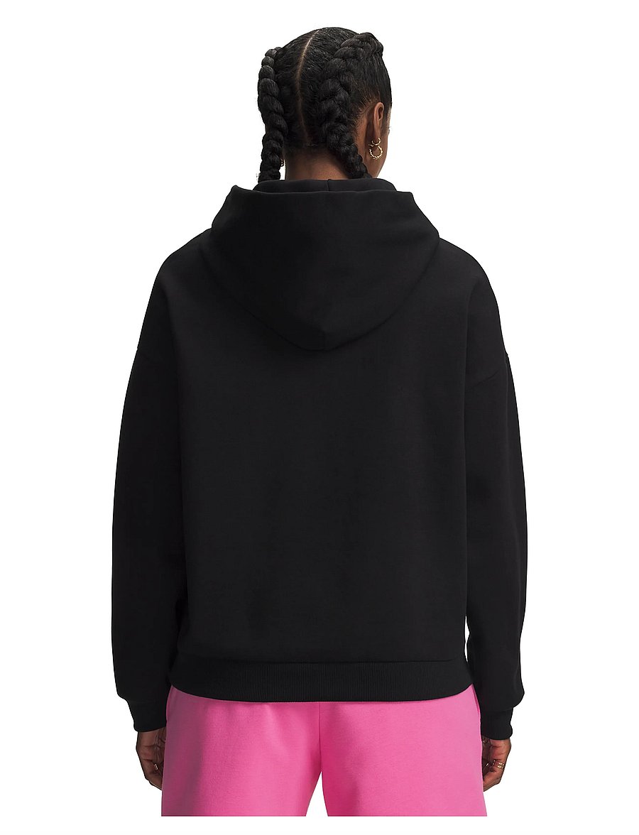 Under Armour - Icon Fleece Hoodie - huvtröjor - black - 3