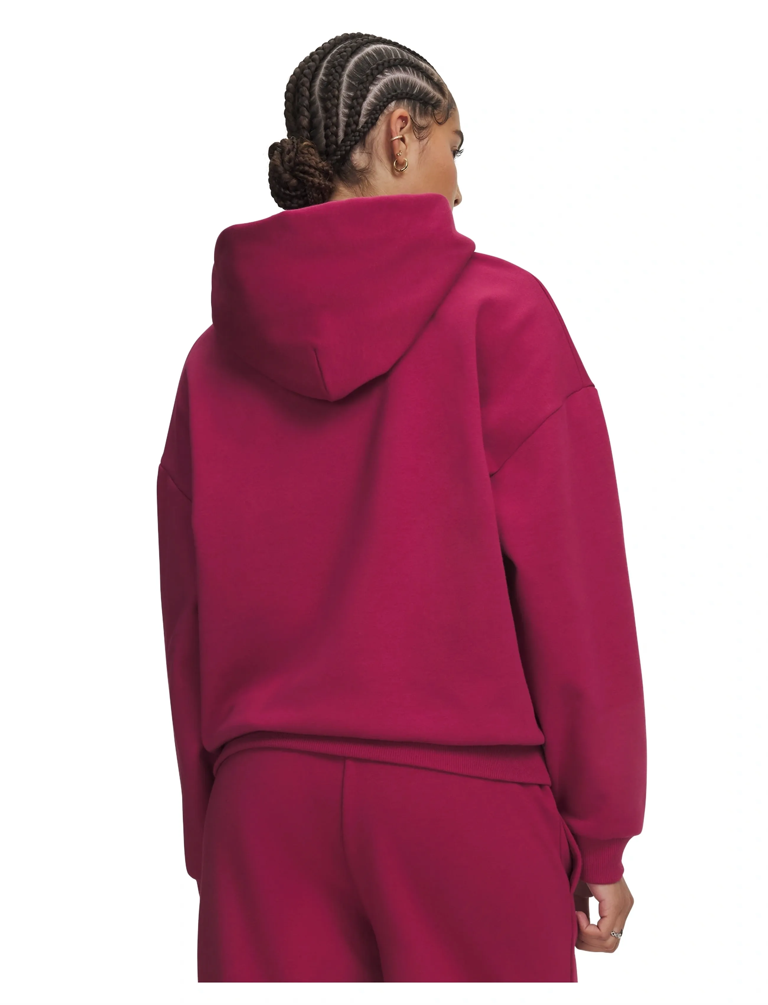 Under Armour - Icon Fleece Hoodie - kapuutsiga dressipluusid - claret - 3