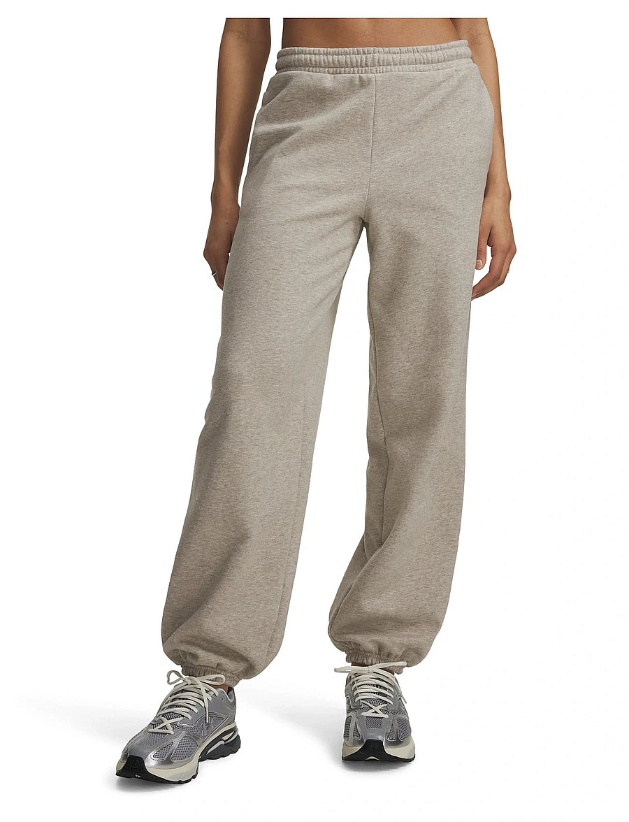Under Armour - Icon Flc Gym Pant - joggingbukser - timberwolf taupe light hthr - 0