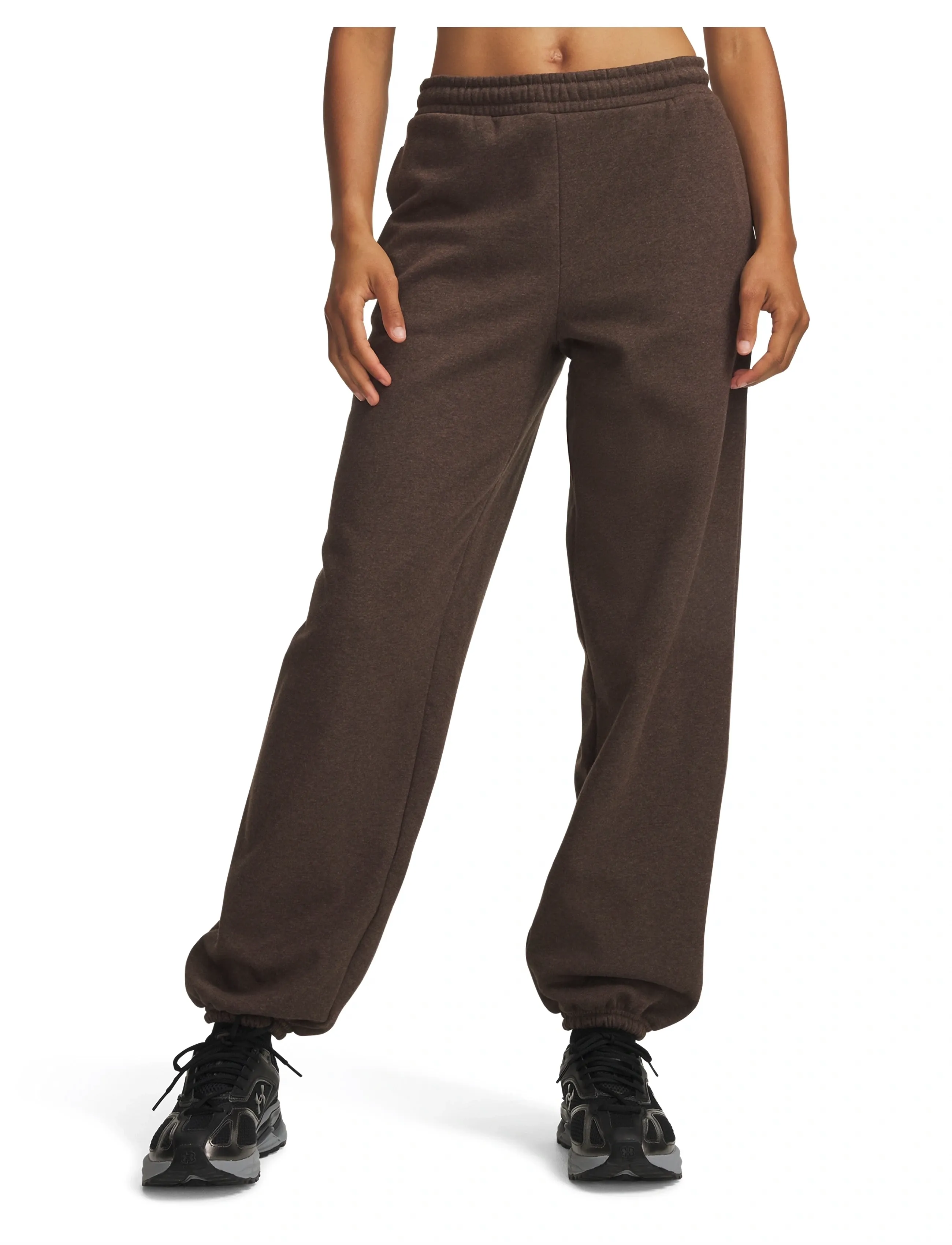 Under Armour - Icon Flc Gym Pant - trennipüksid - peppercorn light heather - 0