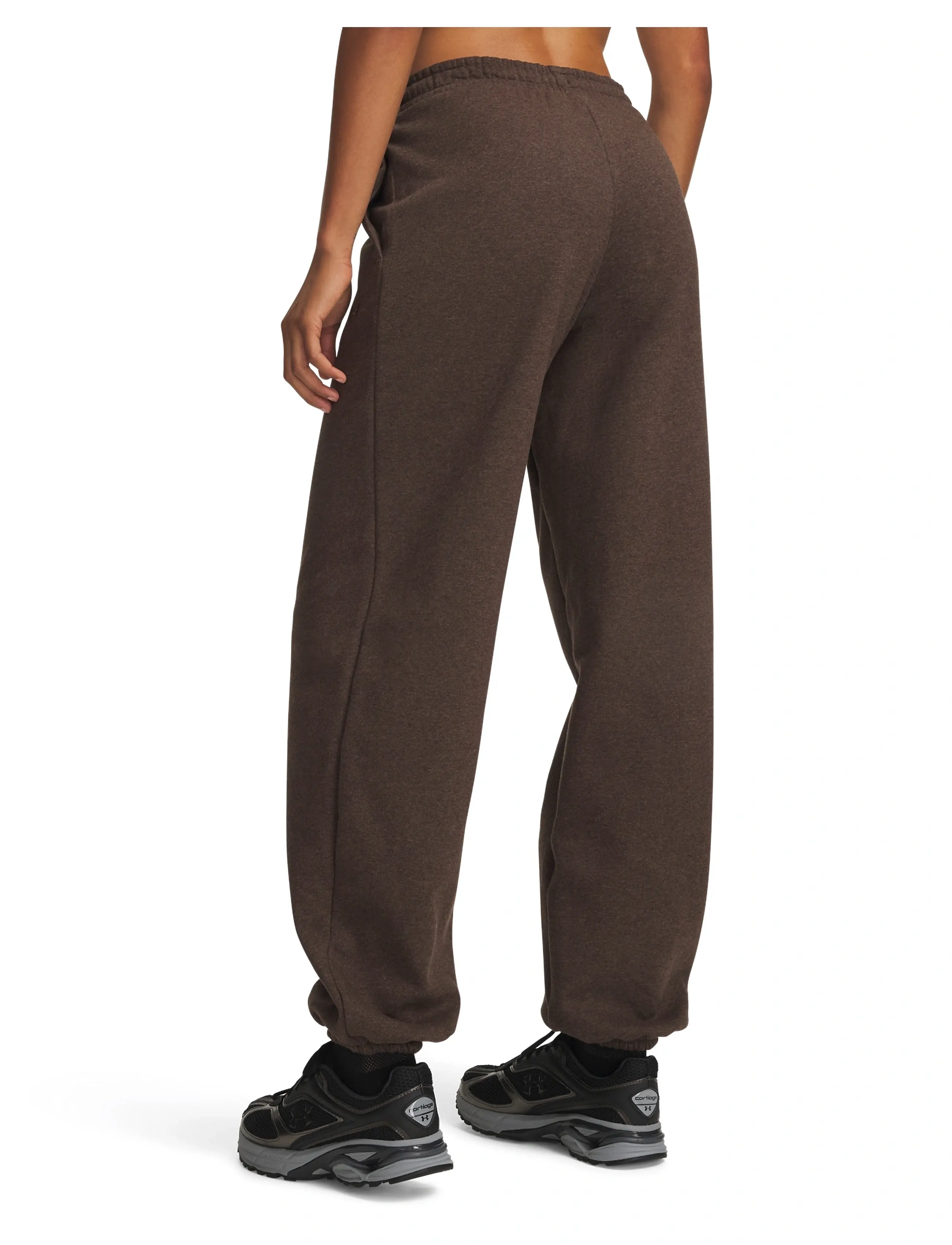 Under Armour - Icon Flc Gym Pant - trennipüksid - peppercorn light heather - 3