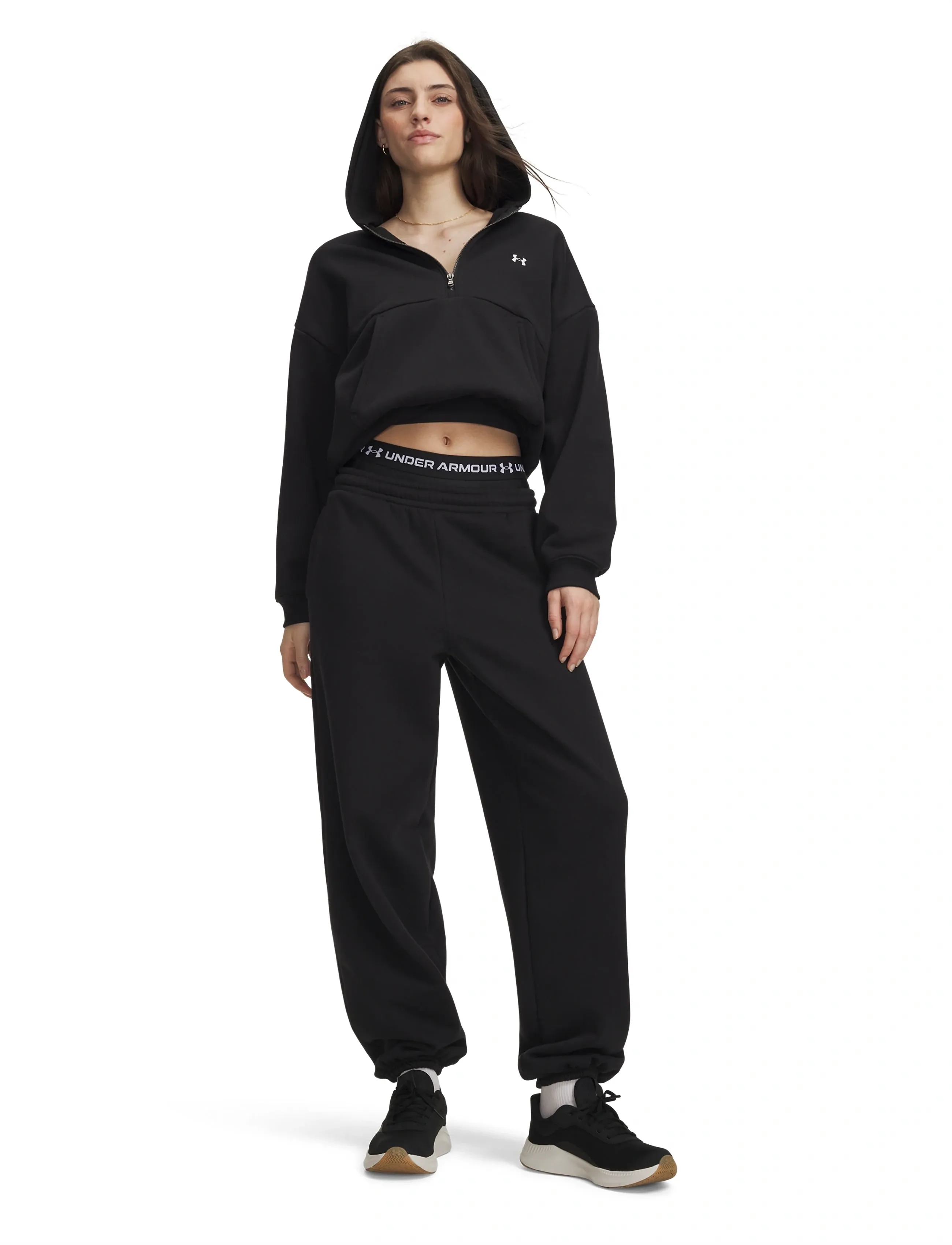 Under Armour - Icon Flc Gym Pant - joggingbukser - black - 4