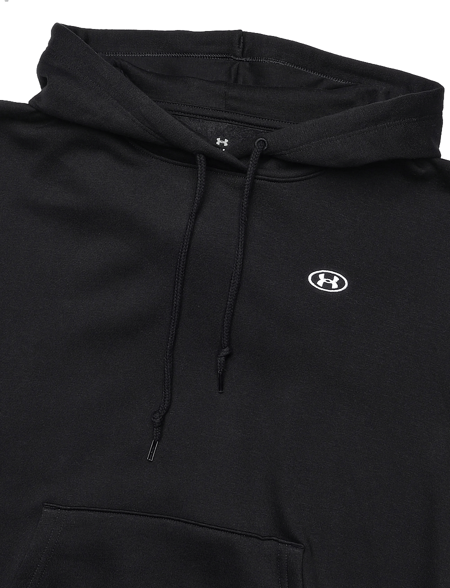 Under Armour - Rival Flc Hoodie - sweatshirts - black - 5
