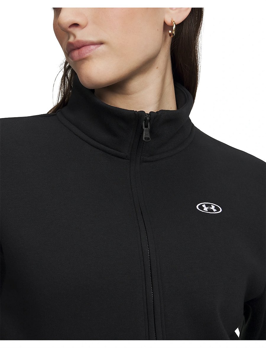 Under Armour - Rival Flc HZ - sweatshirts - ultimate black - 4