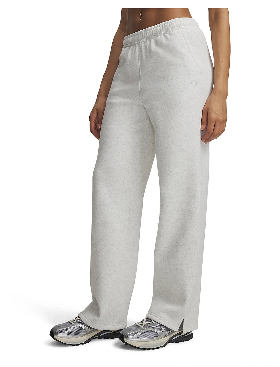 Under Armour - Rival Flc Straight Pant - trainingshosen - distant gray light heather - 0