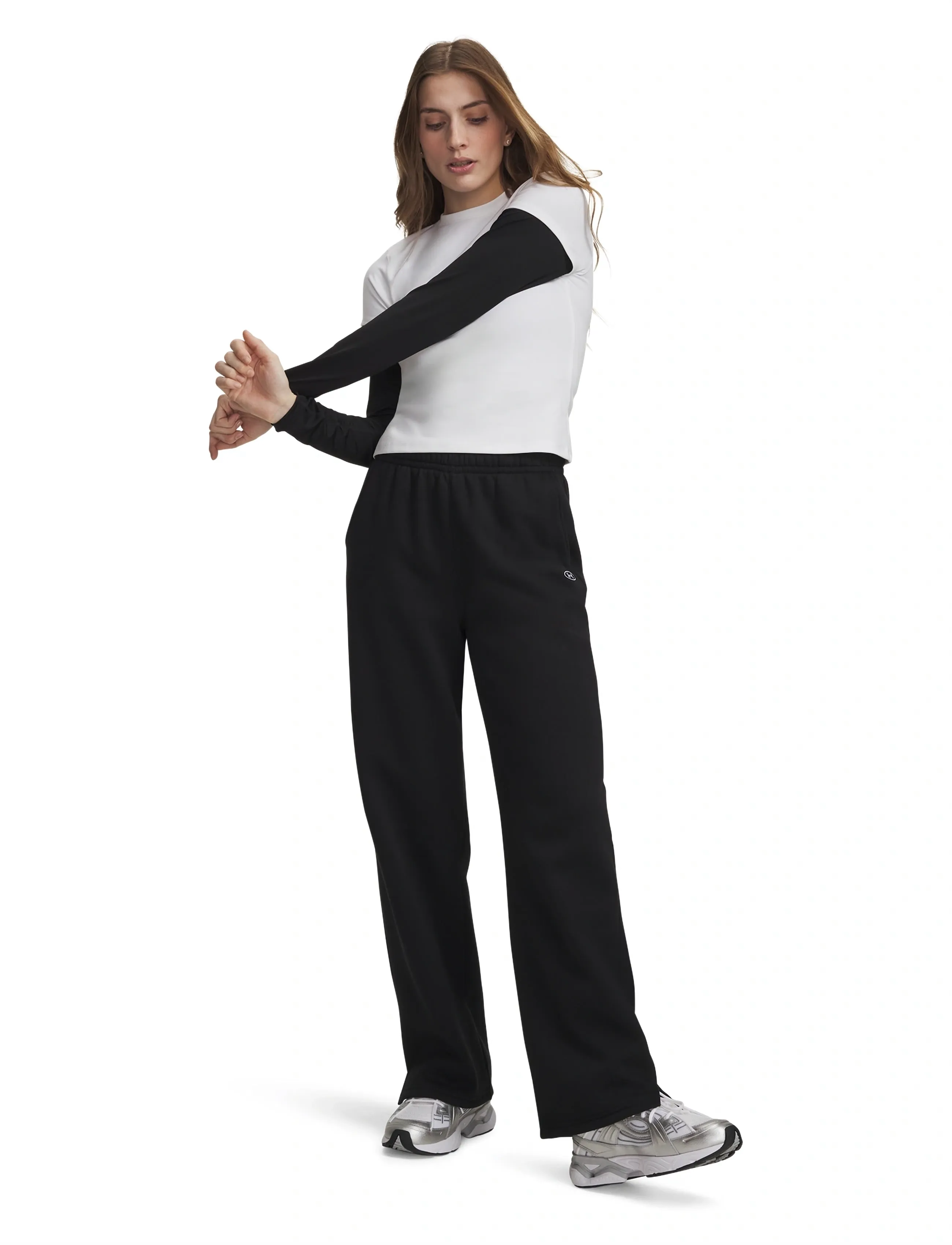 Under Armour - Rival Flc Straight Pant - training pants - black - 4