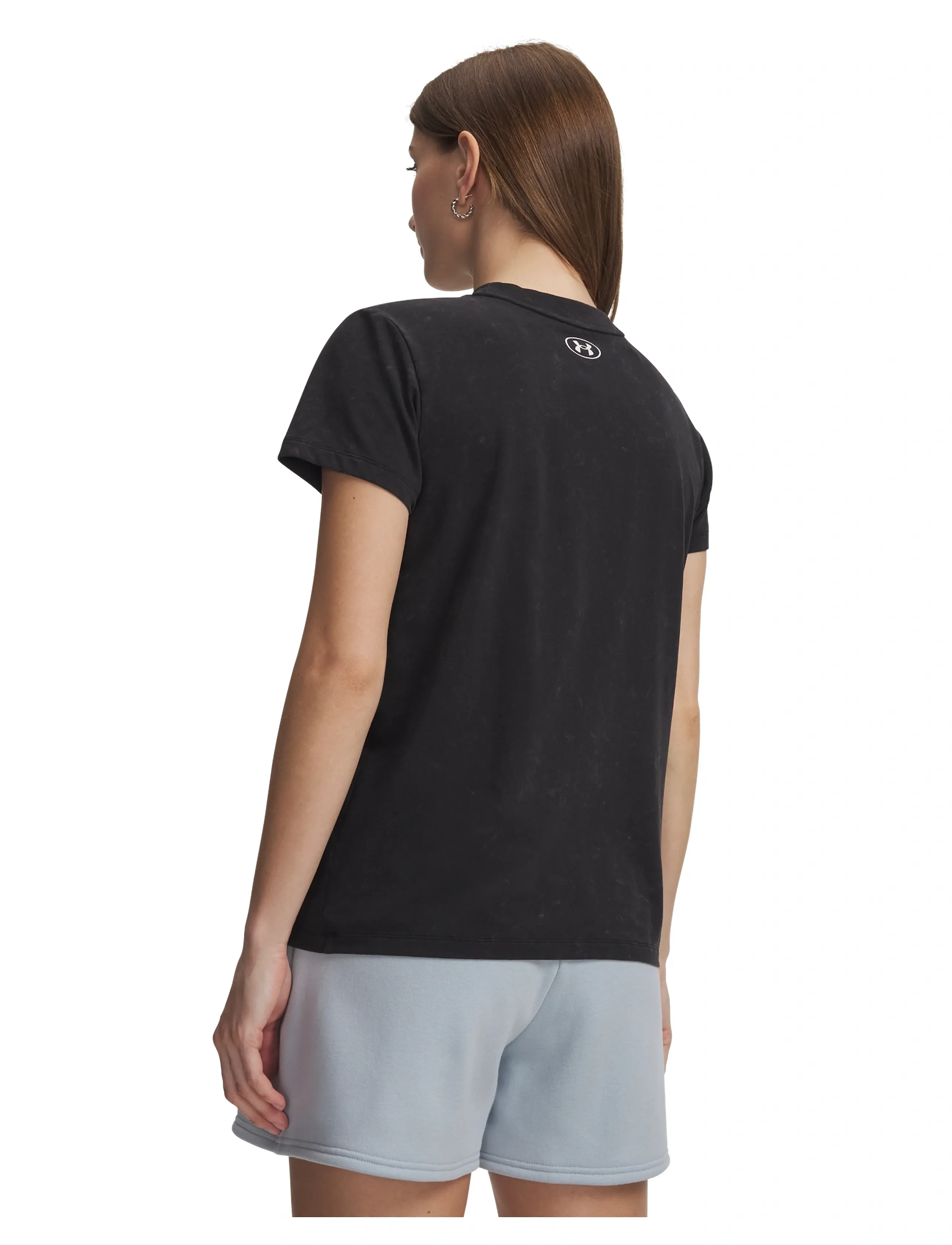 Under Armour - Rival Cotton Wash SS - black - 3