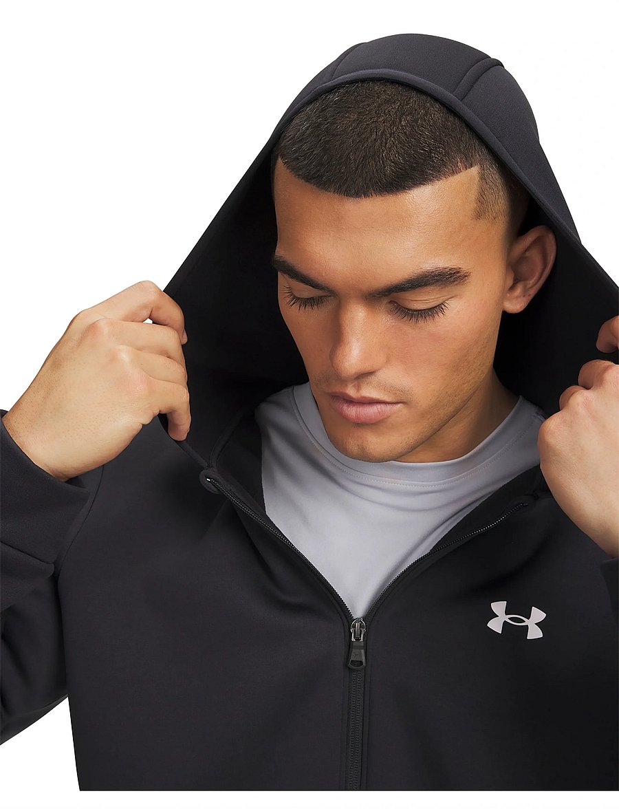 Under Armour - UA Armour Fleece FZ Hoodie - black - 4