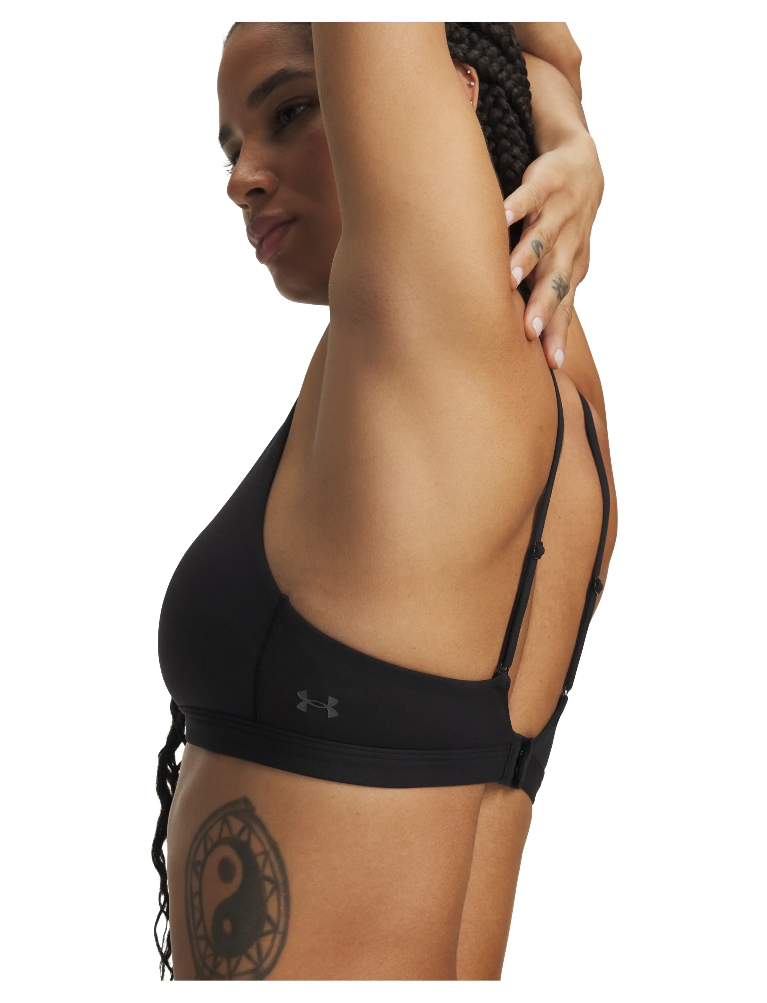 Under Armour - Effortless Low - sport bh:ar - ultimate black - 4