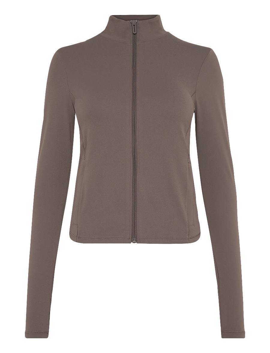 Under Armour - Meridian Full Zip - sportsjakker - peppercorn - 1