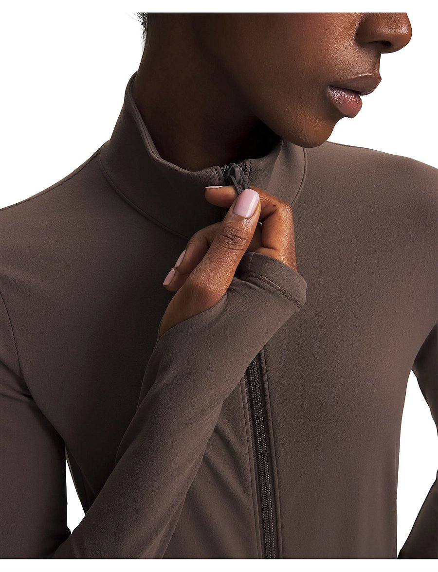 Under Armour - Meridian Full Zip - sportsjakker - peppercorn - 4