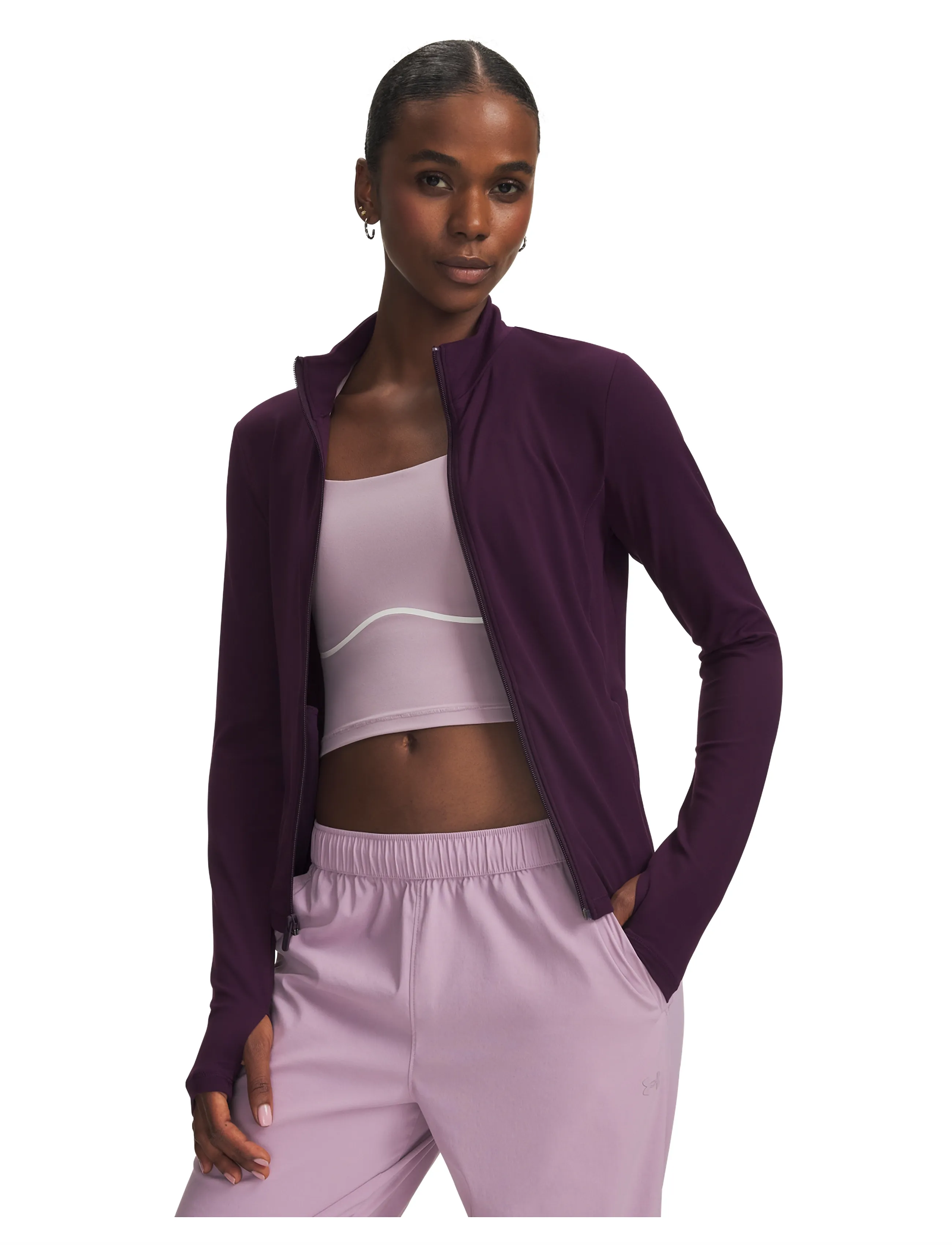 Under Armour - Meridian Full Zip - spordijakid - purple echo - 0