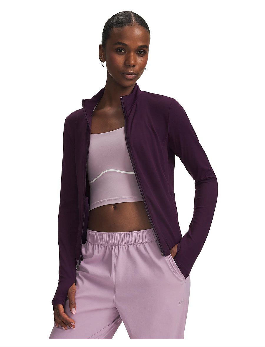 Under Armour - Meridian Full Zip - trainingsjacken - purple echo - 0