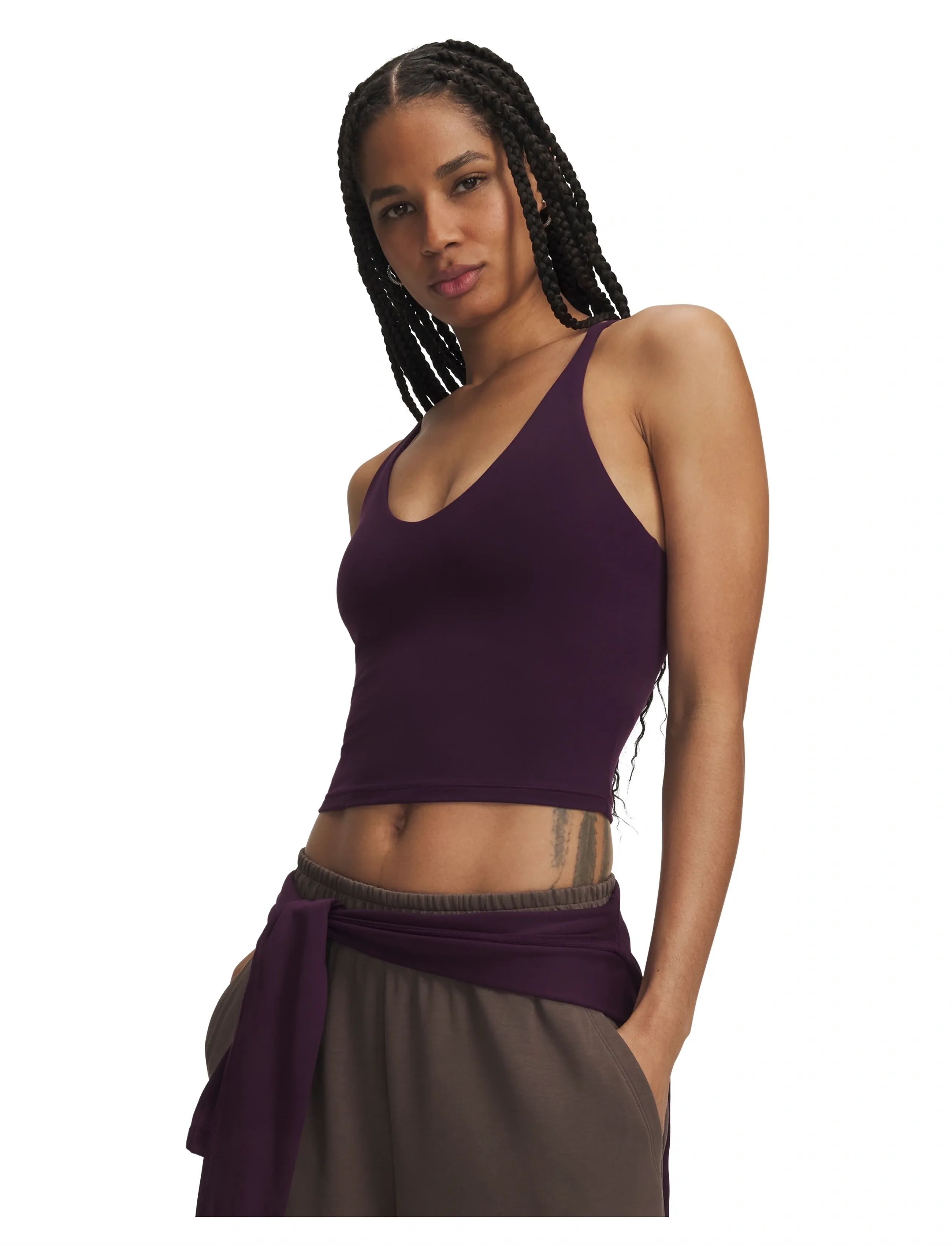 Under Armour - Meridian Support Tank - tank tops - purple echo - 0